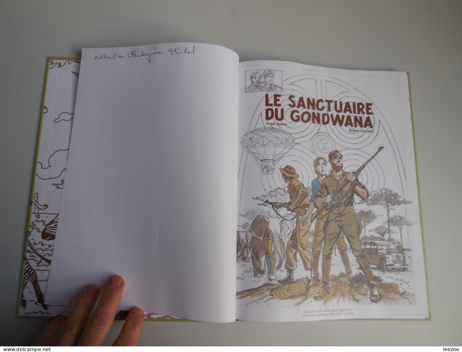 BD BLAKE ET MORTIMER LE SANCTUAIRE DU GONDWANA, Numéroté 171/650 Et Signé .......................N5.10 - Blake Et Mortimer