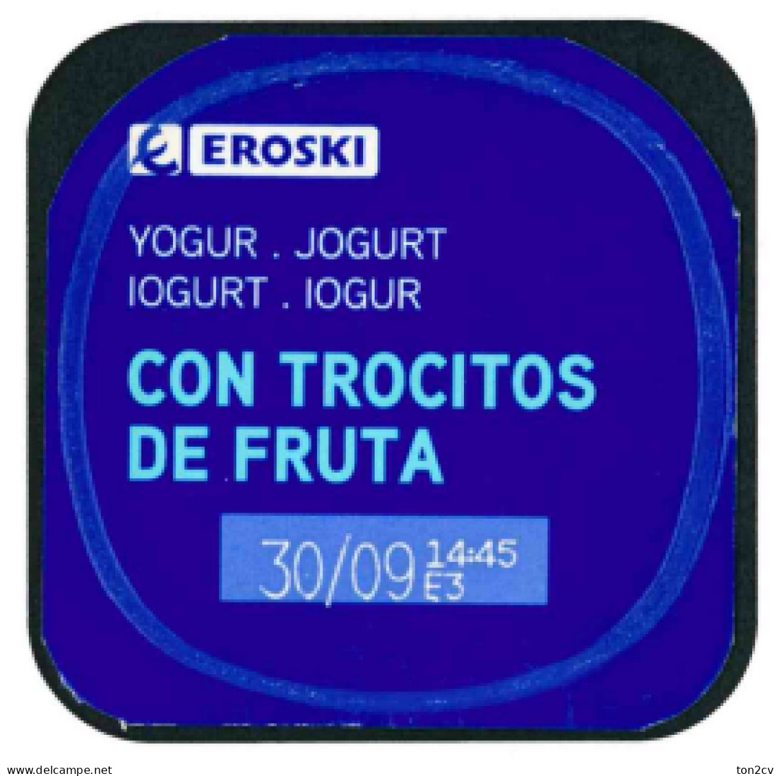 Tapa De Yogur, Yogurt - Eroski - España - Koffiemelk-bekertjes