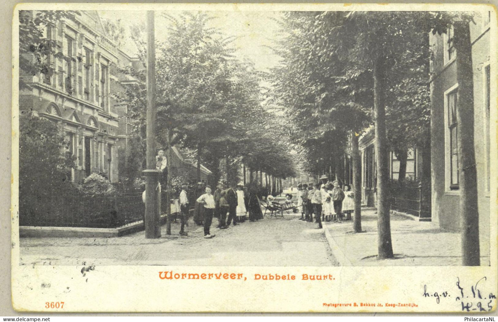 Wormerveer *** Levendige Dubbele Buurt - 1904 - Wormerveer