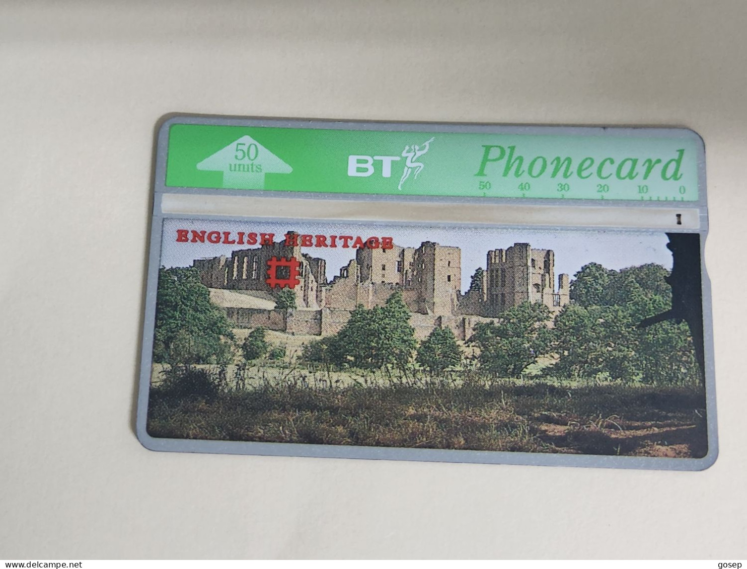 United Kingdom-(BTA108)-HERITAGE-Kenilworth Castle-(182)(50units)(528D70525)price Cataloge3.00£-used+1card Prepiad Free - BT Emissions Publicitaires
