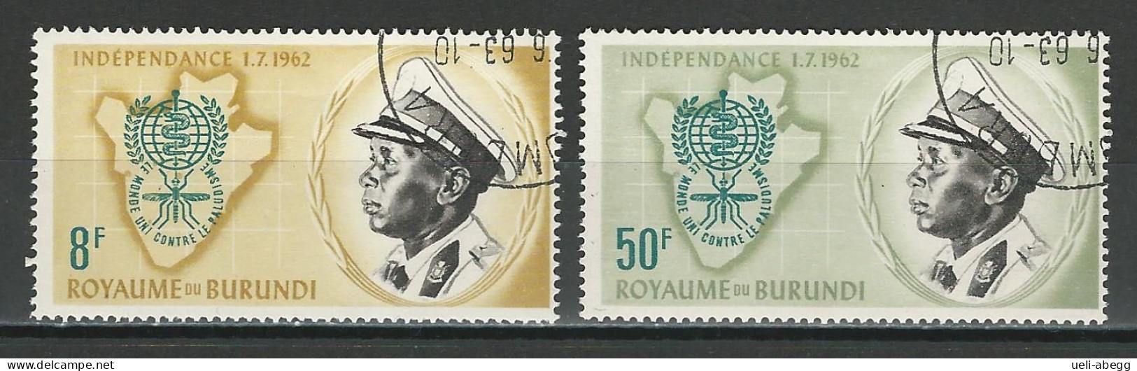 Burundi 1962 Mi 40-41 Used - Gebraucht