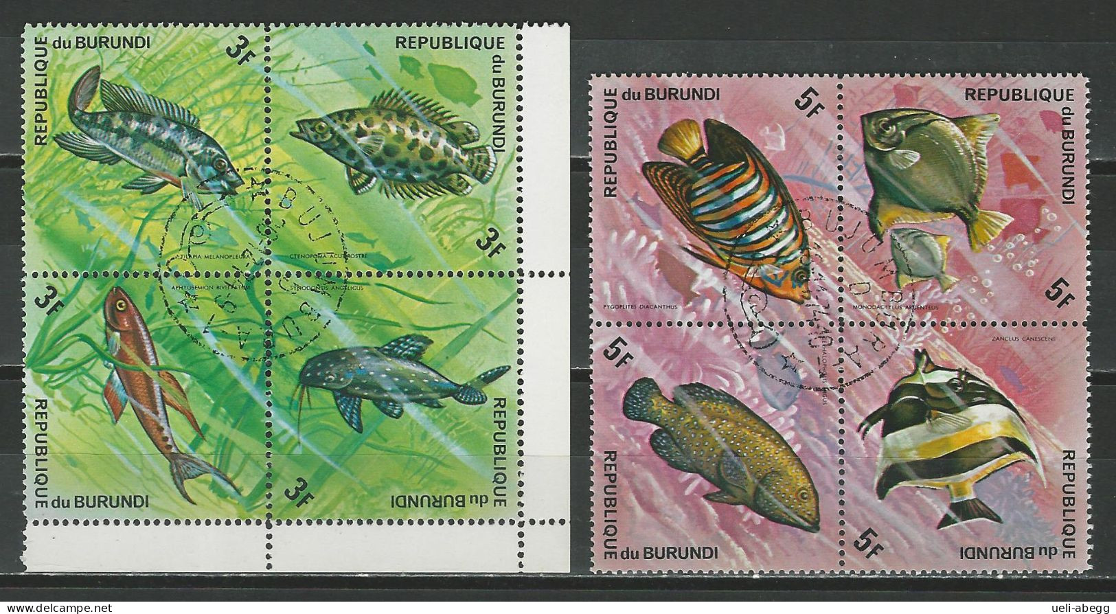 Burundi 1974 Mi 1034-57 Used - Oblitérés