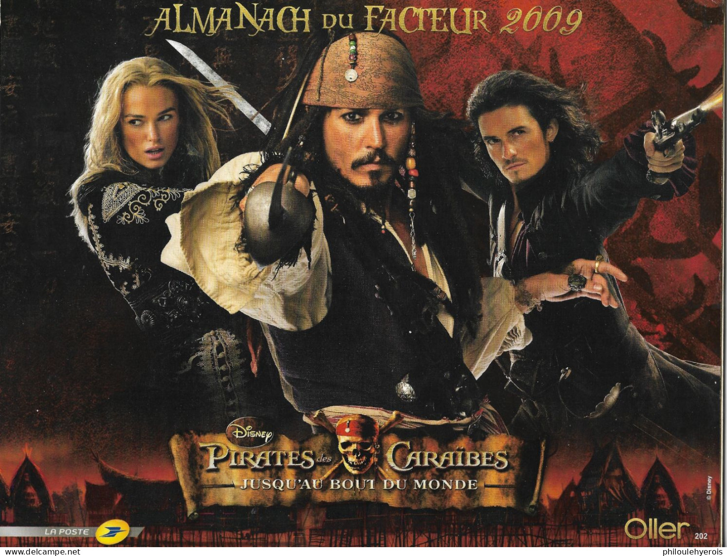 CALENDRIER 2009  PIRATES DES CARAIBES Film - Groot Formaat: 2001-...