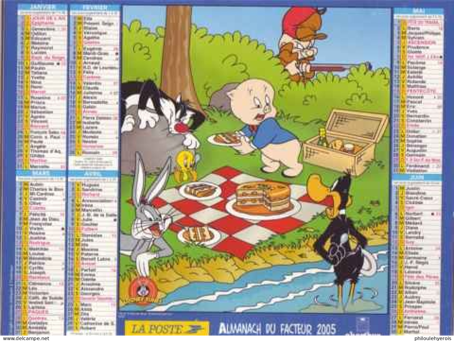 CALENDRIER 2005  LOONEY TUNES Warner Bros - Groot Formaat: 2001-...