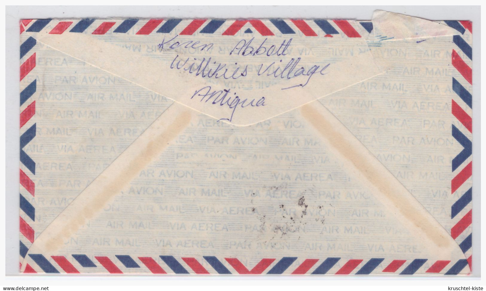 Antigua Und Barbuda (004795) Brief, Air Mail, Gelaufen Nach Radio Antillies - Altri & Non Classificati