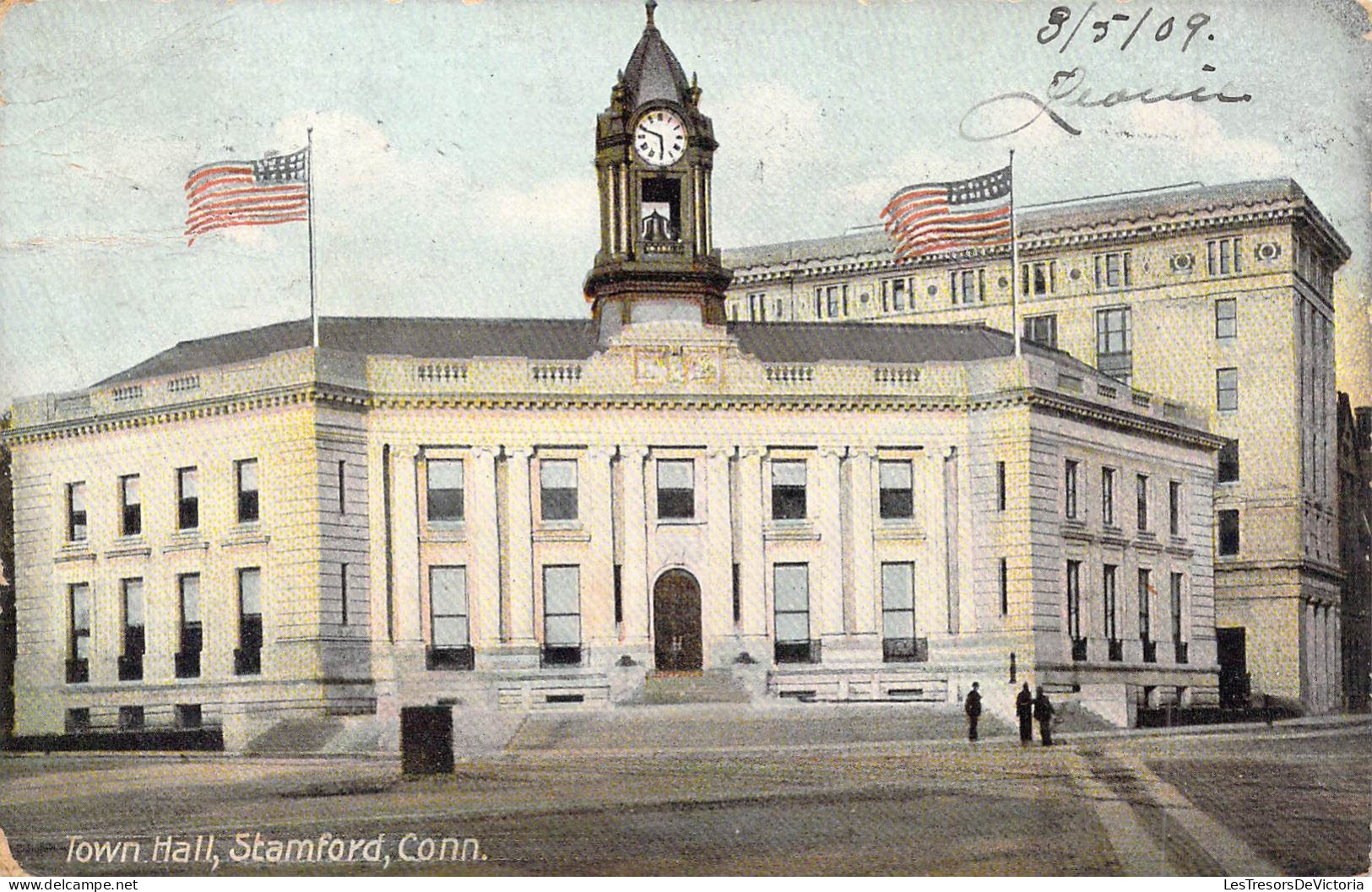 ETATS-UNIS - Connecticut - Stamford - Town Hall - Carte Postale Ancienne - Stamford