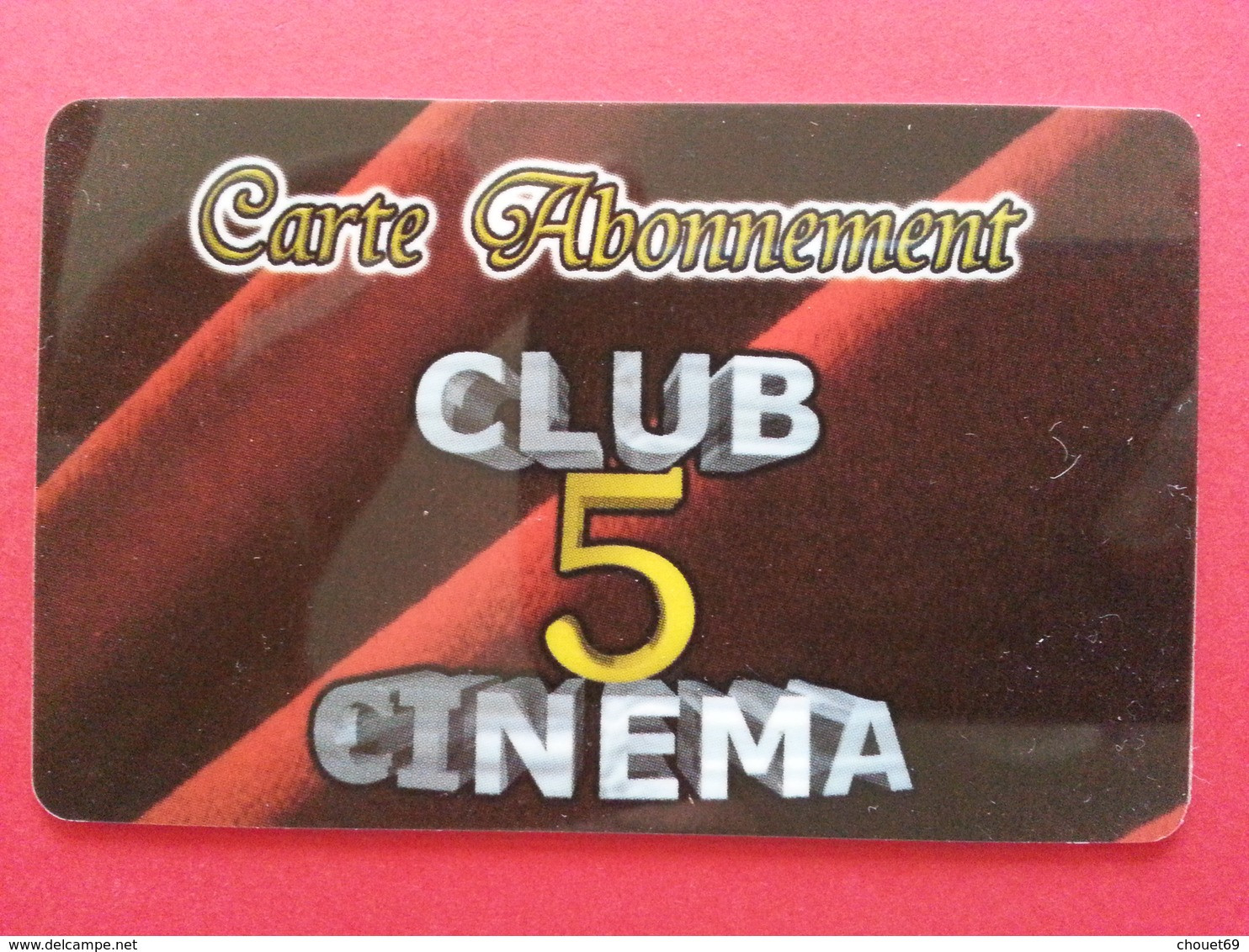 Cinécarte Carte Club 5 Carte Abonnement Sans Numéro Au Recto  (BC0415 - Movie Cards