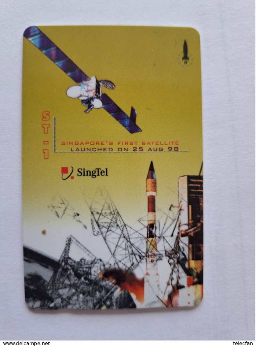 SINGAPOUR FIRST SATELLITE 178 SIGC... 10$ UT - Espace