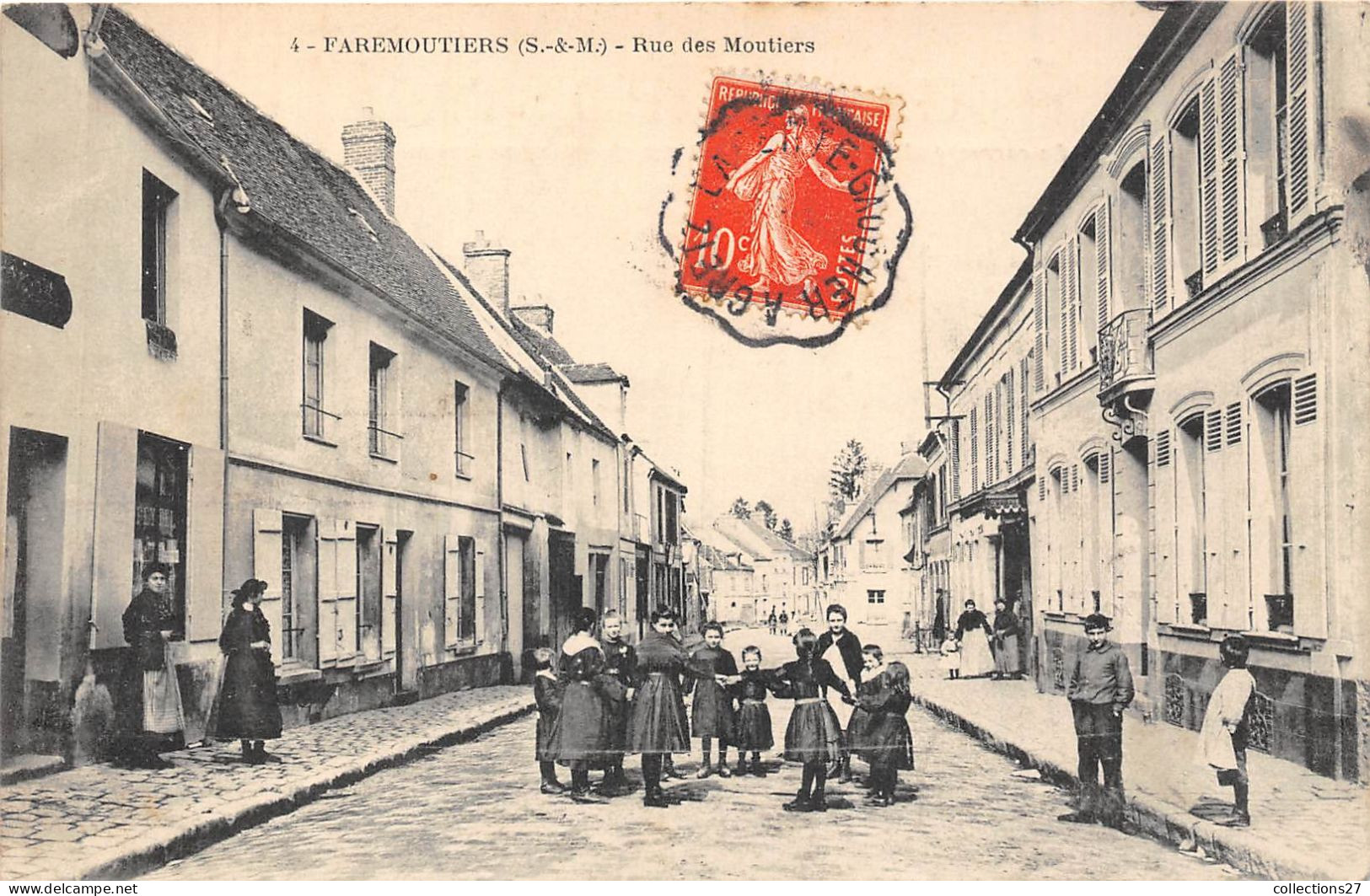 77-FAREMOUTIERS- RUE DES MOUTIERS - Faremoutiers