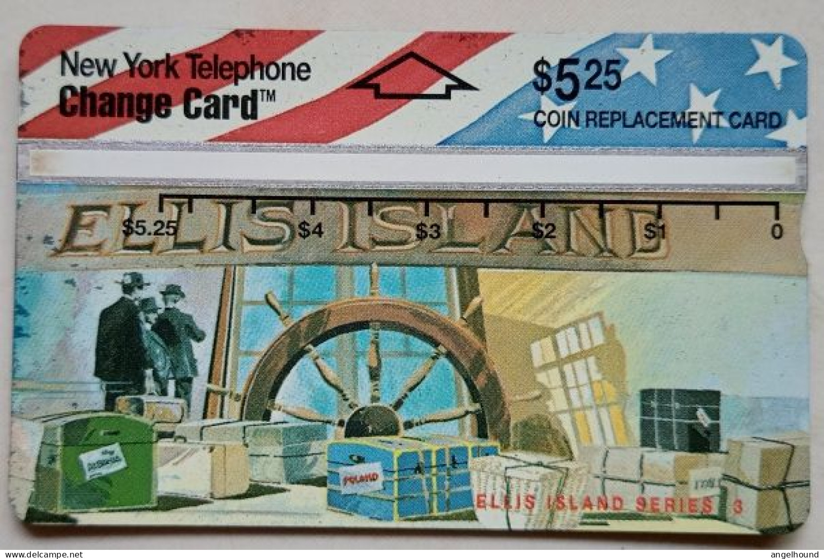 USA NYNEX $5.25 MINT Landis And Gyr "  Ellis Island " 302A - [1] Holographic Cards (Landis & Gyr)
