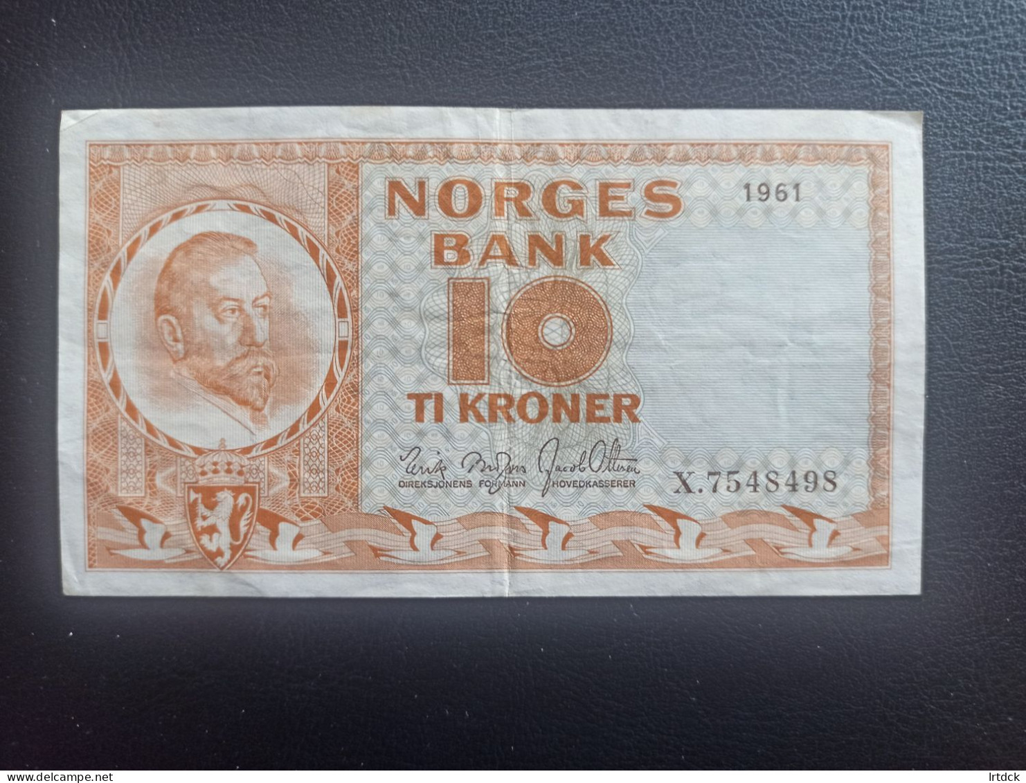 Norvège Billet 10 Kroner 1962 Tbe - Norvège