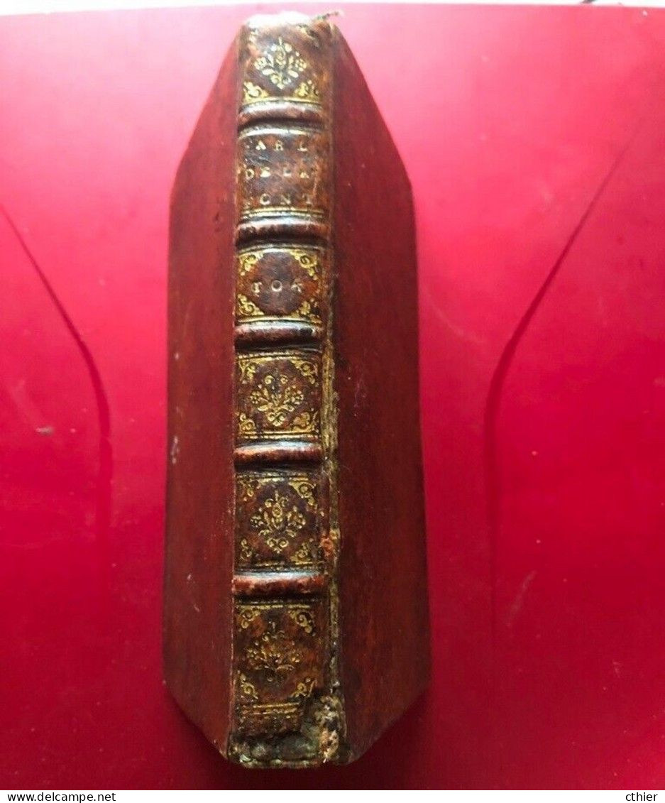 JEAN DE LA FONTAINE Tome 4 - Edition Originale 1679 Claude Barbin - Bis 1700