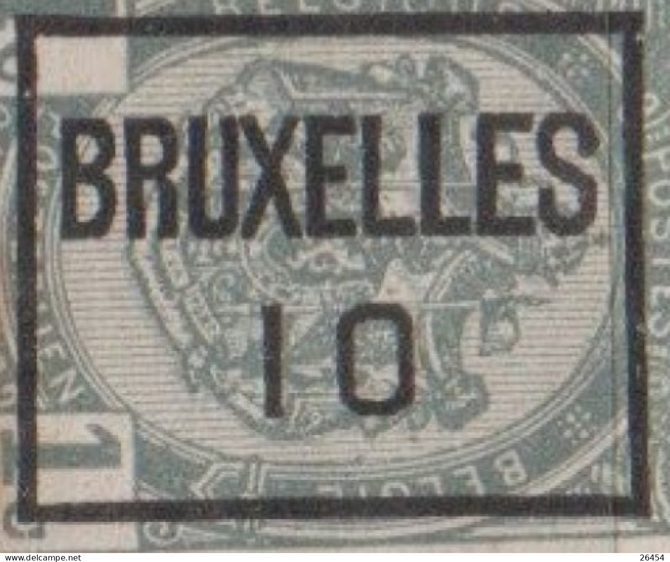 Lot De 2   BELGIQUE  Préoblitéré  Type Armoiries 1c Gris   BRUXELLES 10  Et  BRUSSEL 12 BRUXELLES   Scan Recto Verso - Typos 1922-31 (Houyoux)