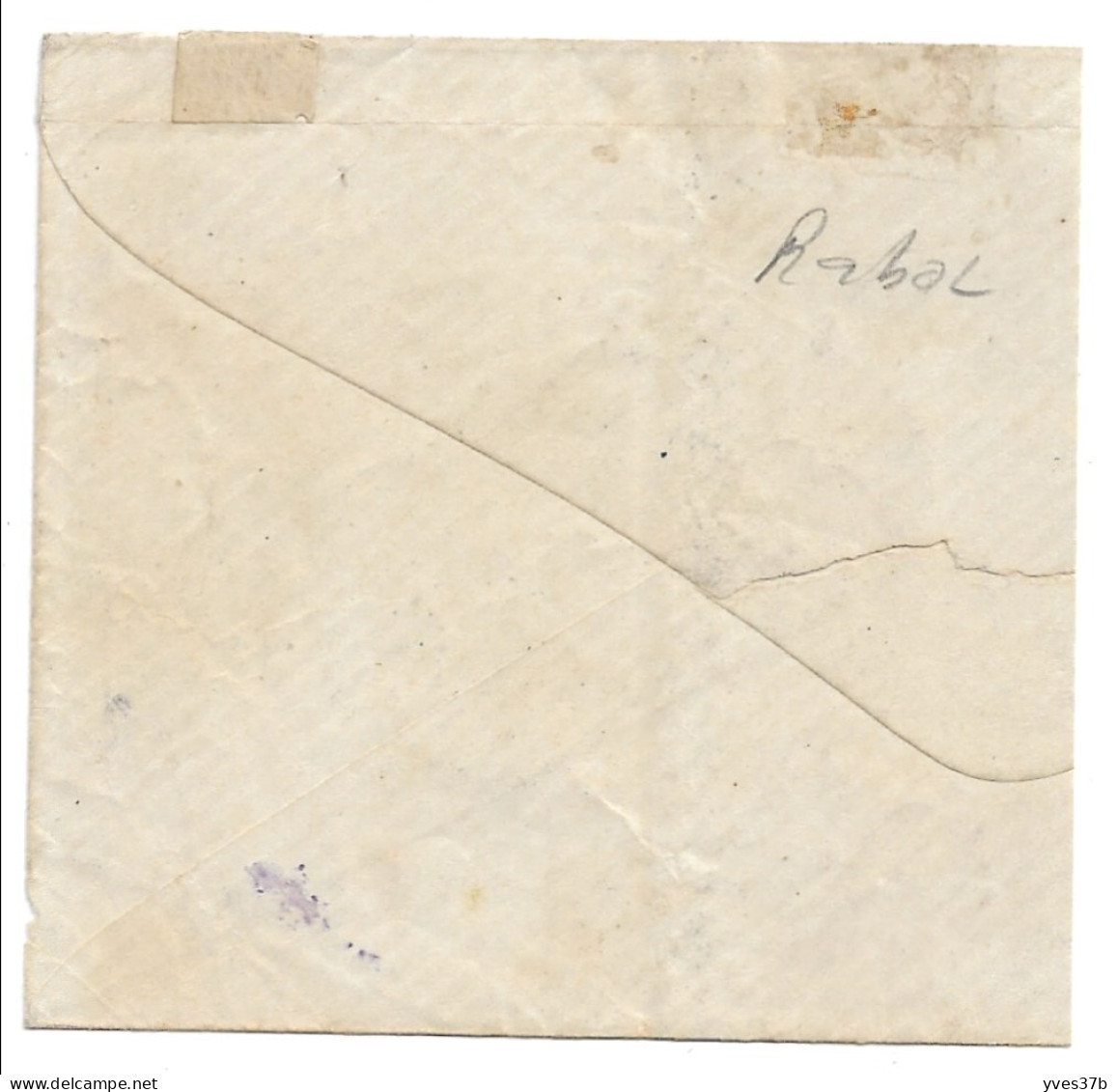 Cachet MAGZEN RABAT N°19a - Octogonal Bleu S/Env. - 1892 - TTB - Lokale Post