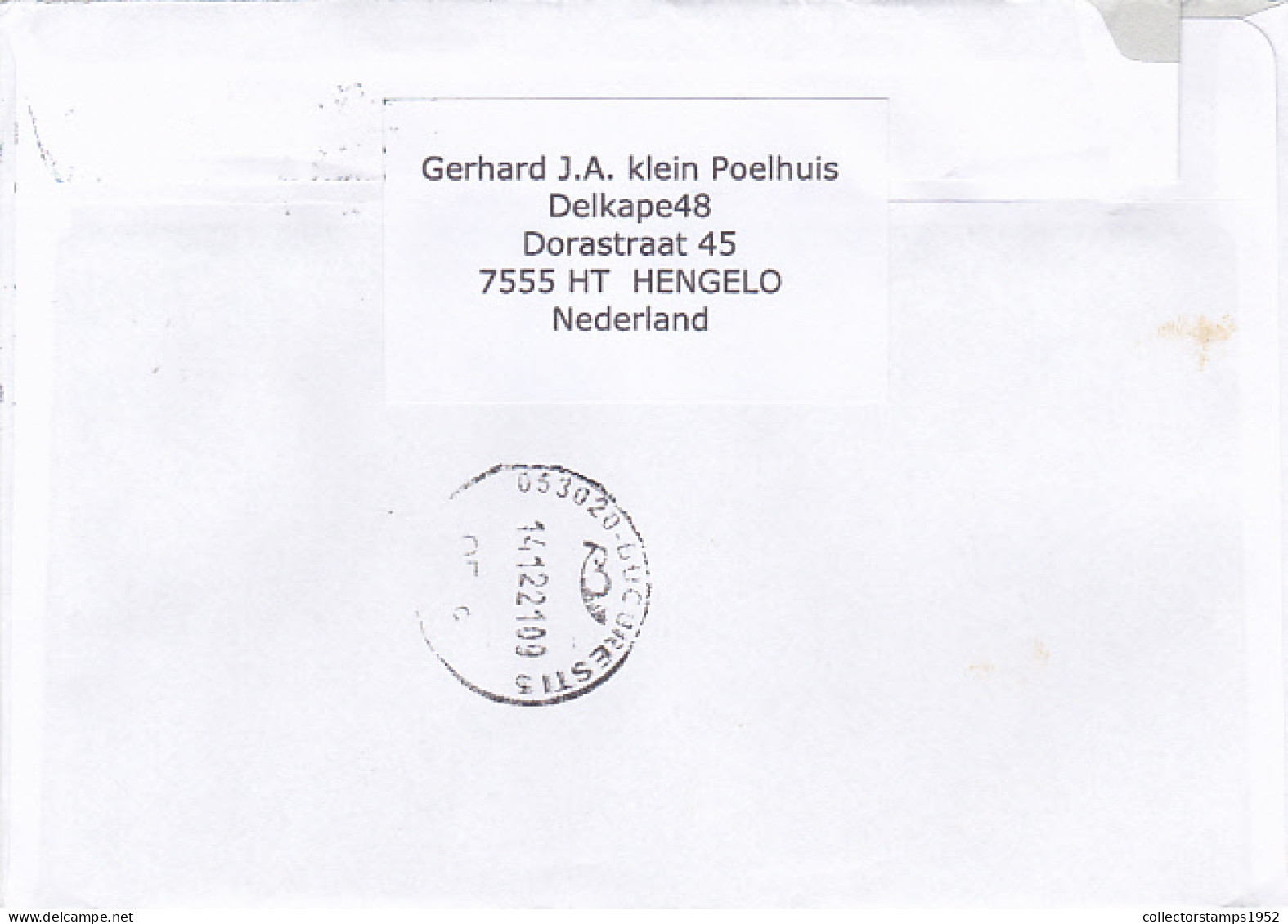 BICYCLE, FINE STAMPS ON COVER, 2021, NETHERLANDS - Lettres & Documents