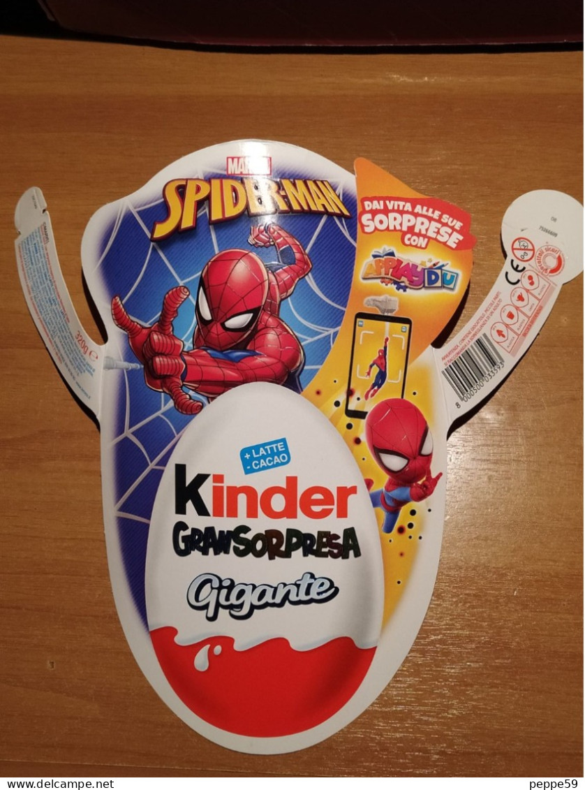 Kinder Gran Sorpresa Gigante 2023 - Collare Spider-man - Autres & Non Classés