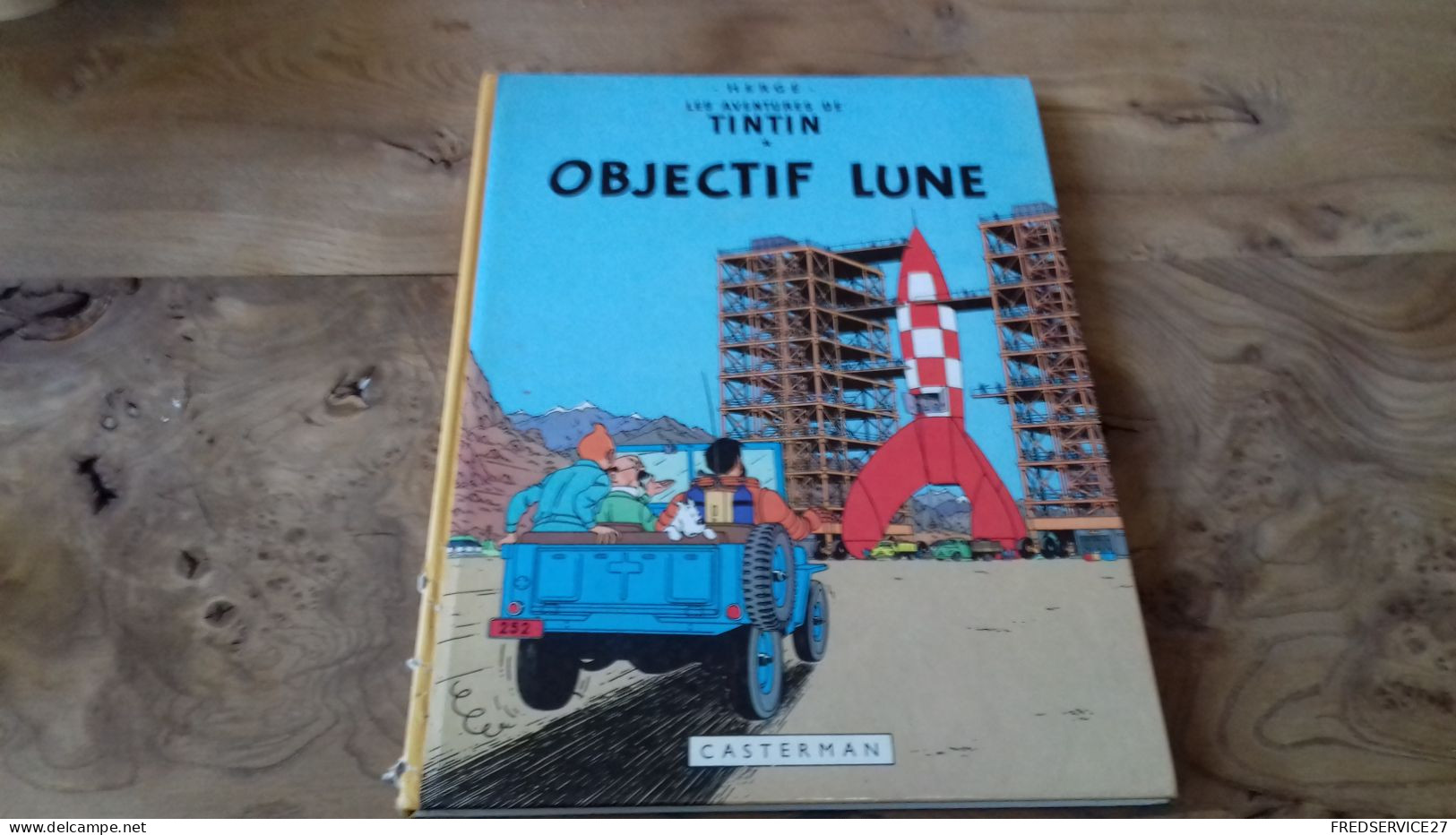 109/ LES AVENTURES DE TINTIN OBJECTIF  LUNE 1966 - Hergé