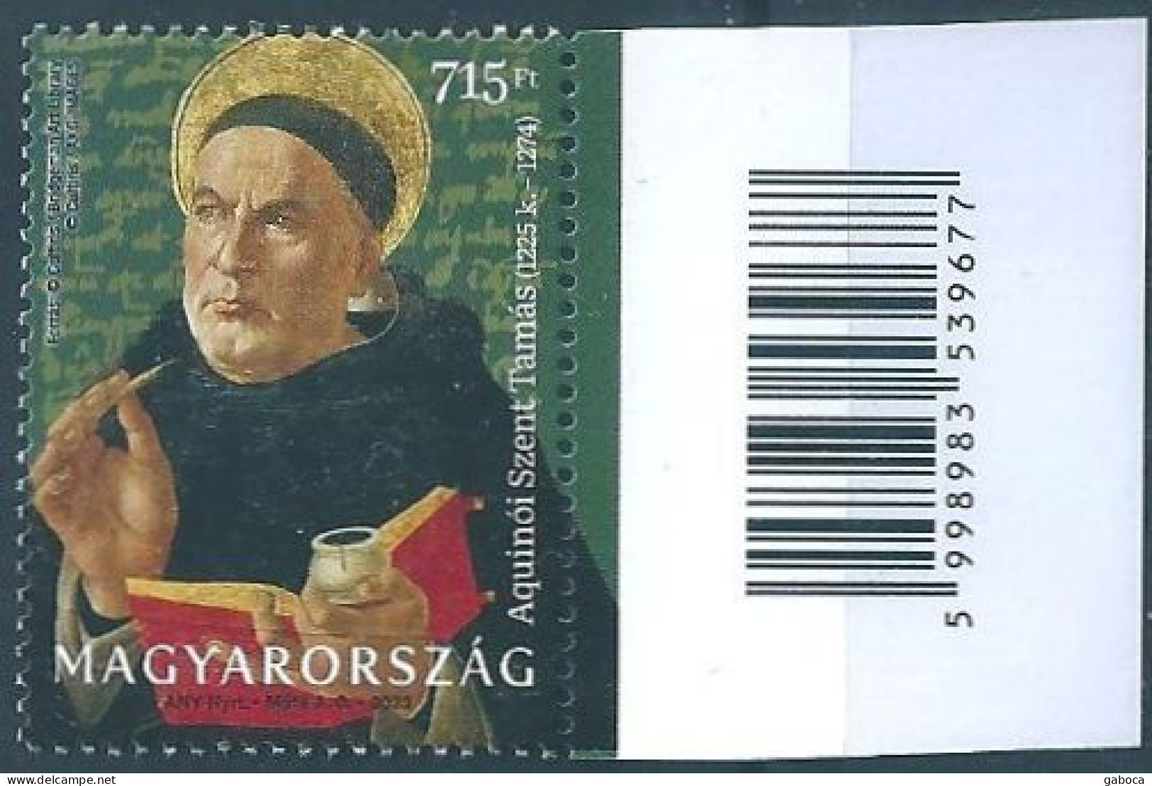 C4163b Hungary Personality Religion Saint Philosopher MNH RARE - Theologen