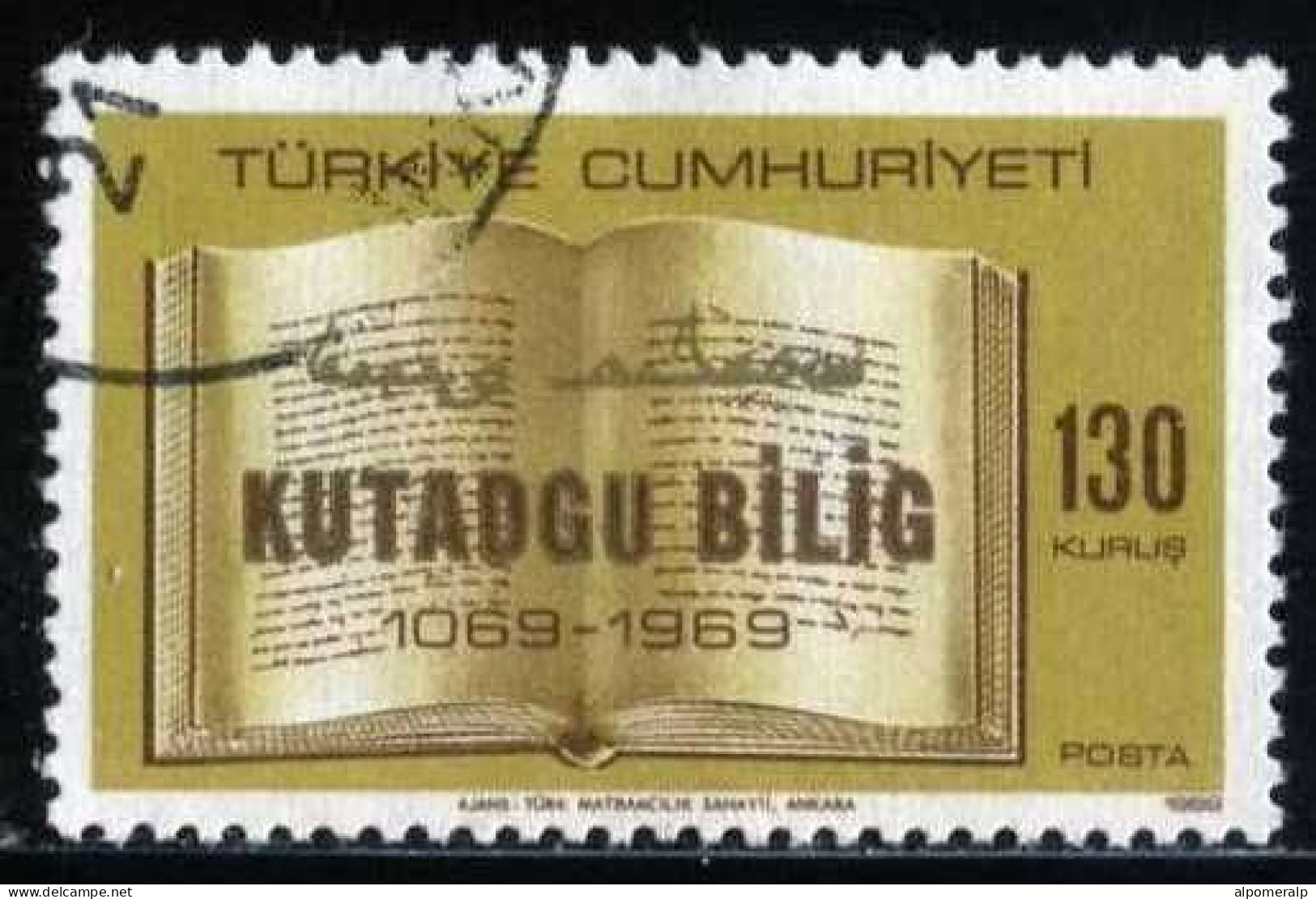 Türkiye 1969 Mi 2154 900th Anniversary Of Redaction Of The Book Entitled Kutadgu - Usados