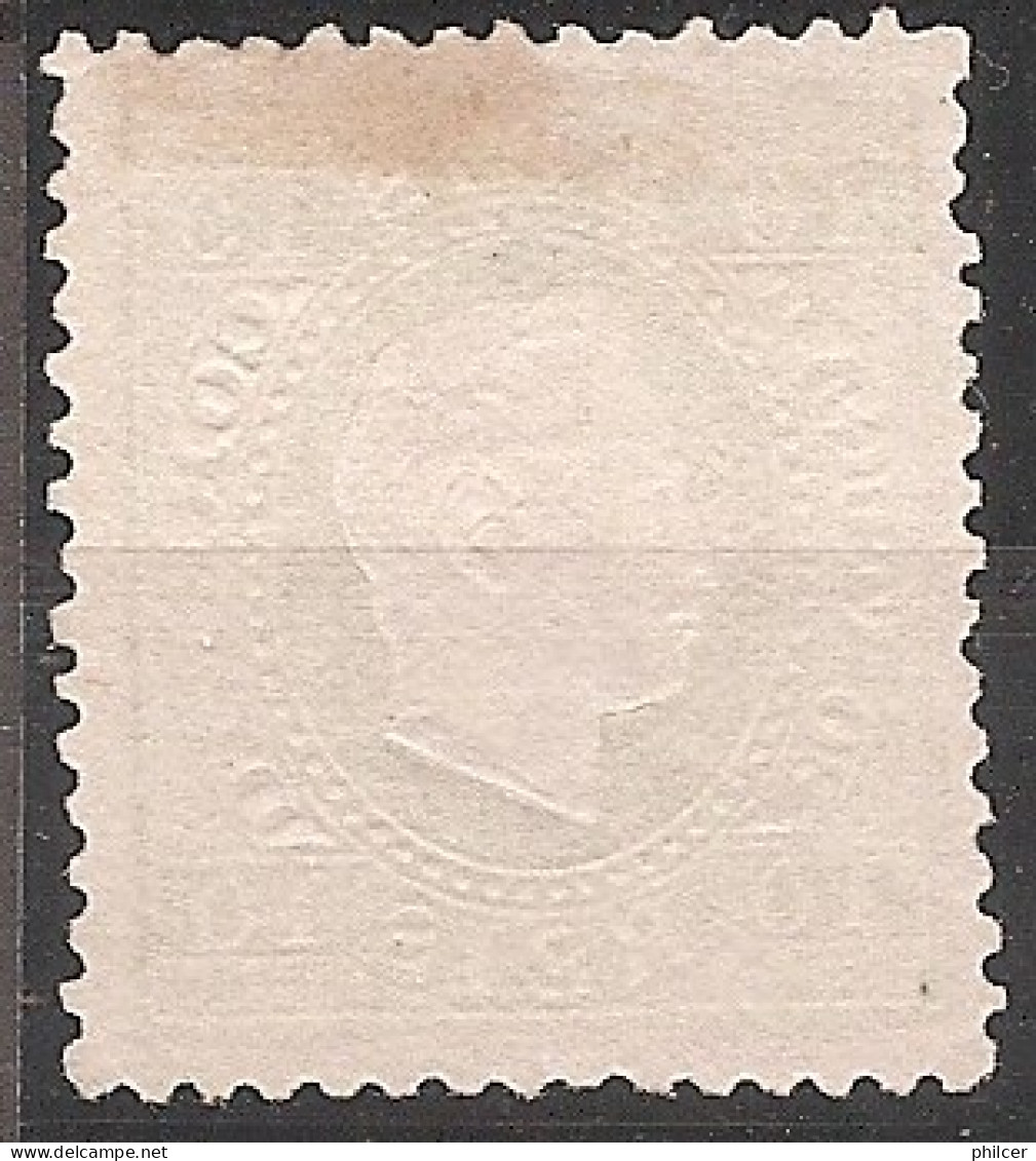 Portugal, 1879/80, # 49 Dent. 12 3/4, Tipo I, P. Liso, MNG - Unused Stamps