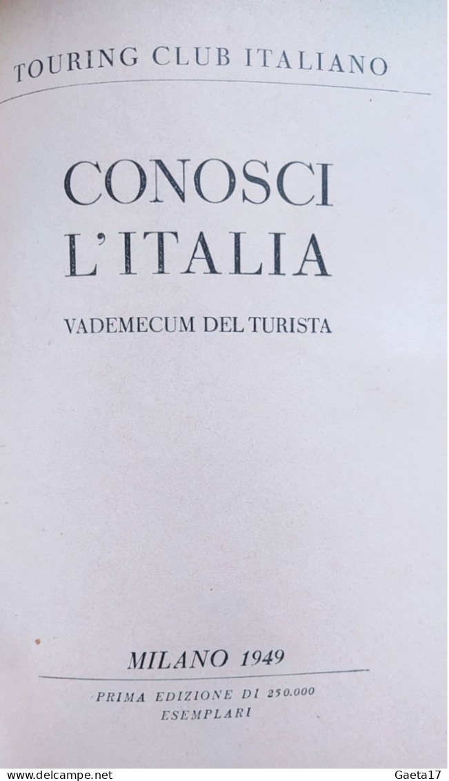 Conosci L'Italia TCI - Toursim & Travels