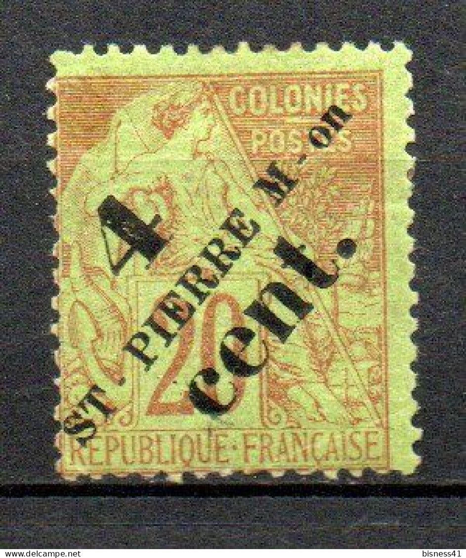 Col35 Colonies SPM St Pierre & Miquelon N° 41 Neuf X MH  Cote 17,00 € - Ungebraucht