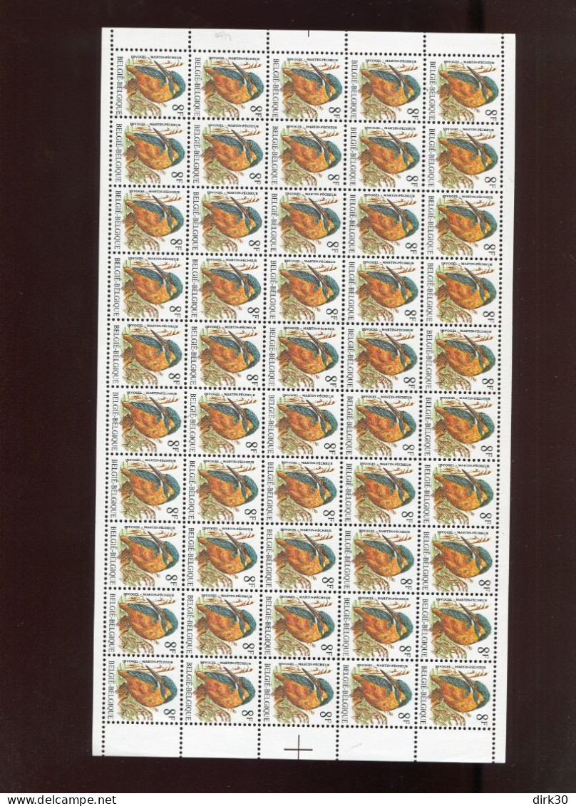 Belgie Buzin Vogels 2240 Volledig Vel Links & Rechts Getand ! - 1991-2000