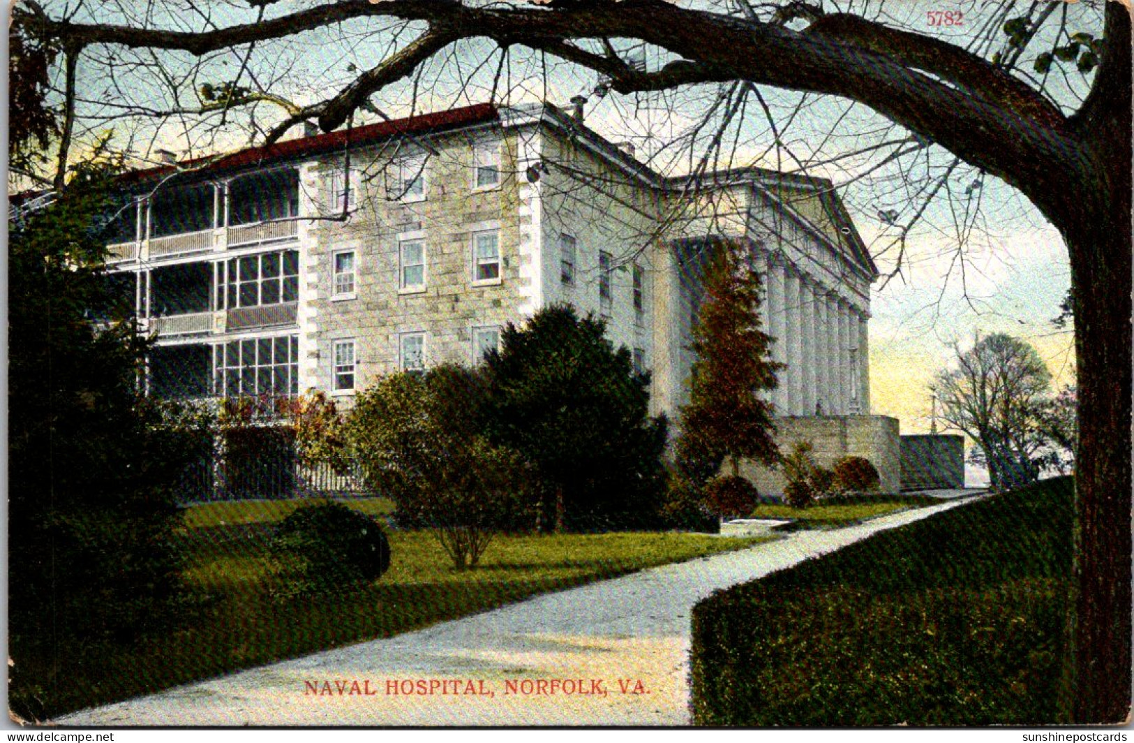 Virginia Norfolk The Naval Hospital 1909 - Norfolk