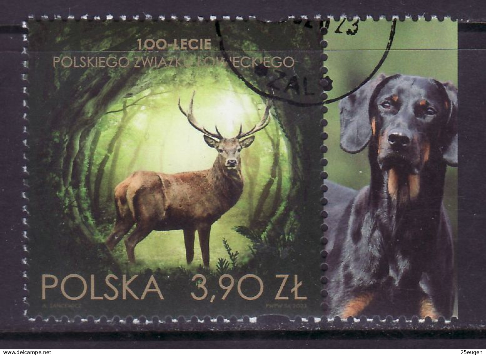 POLAND 2023  100th Anniversary Of The Polish Hunting Association Stamp USED - Gebruikt