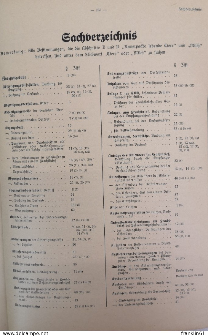Deutscher Eisenbahn-Verkehrsverband. Kundmachung 3. Gültig vom 1.Juni 1942 an.