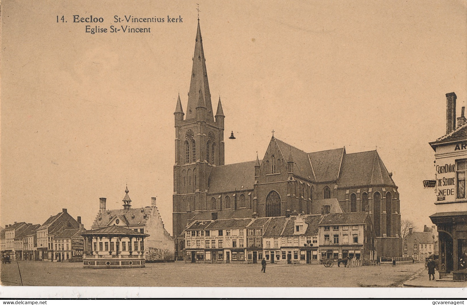 EEKLO   ST. VINCENCENTIUS KERK    2 SCANS - Eeklo