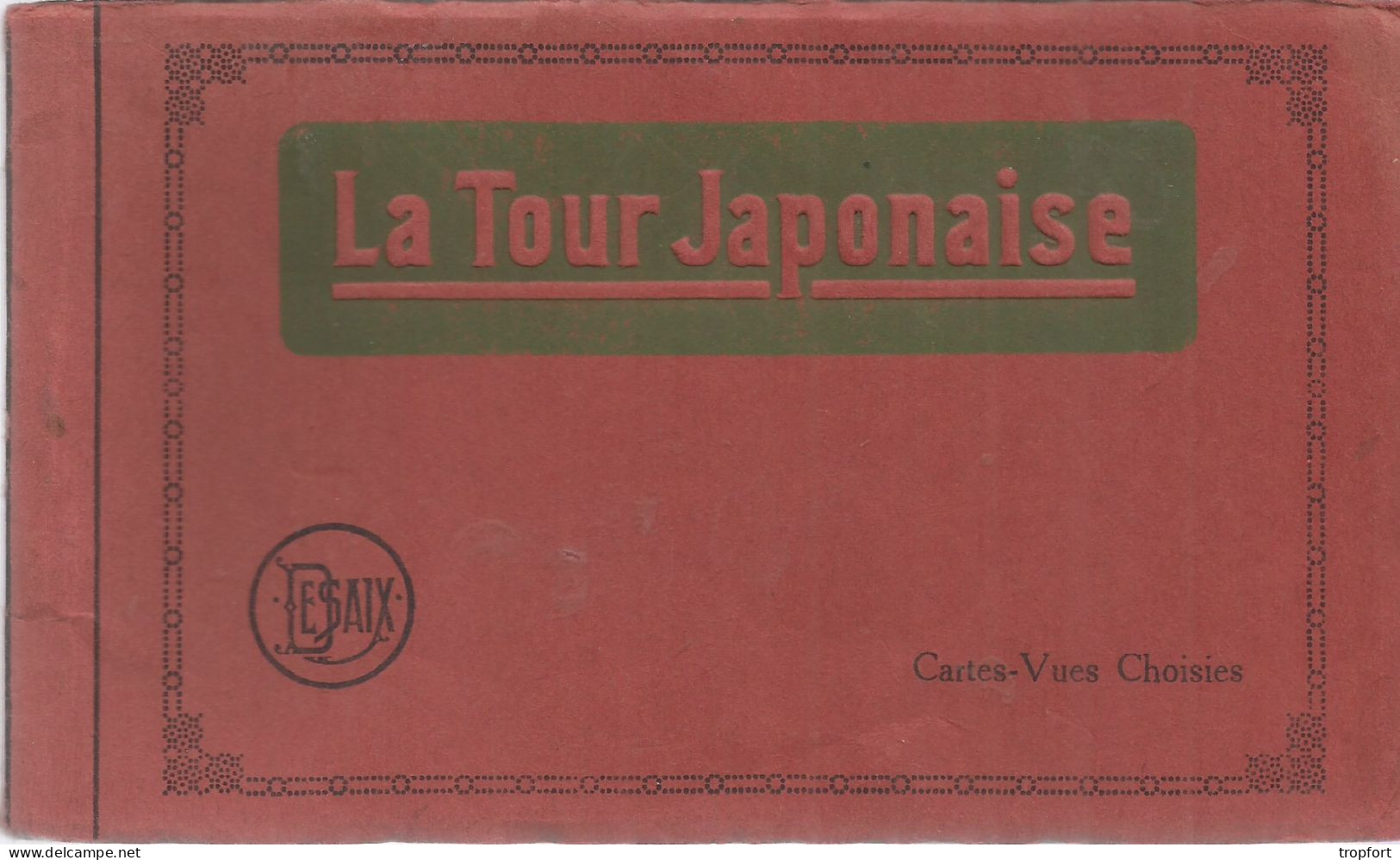 Livret CPA  Cartes Postales LA TOUR JAPONAISE BELGIQUE - Sets And Collections