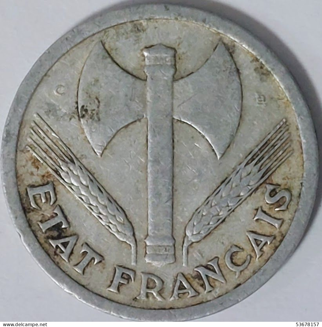 France - 2 Francs 1944 C, KM# 904.3 (#2473) - 2 Francs