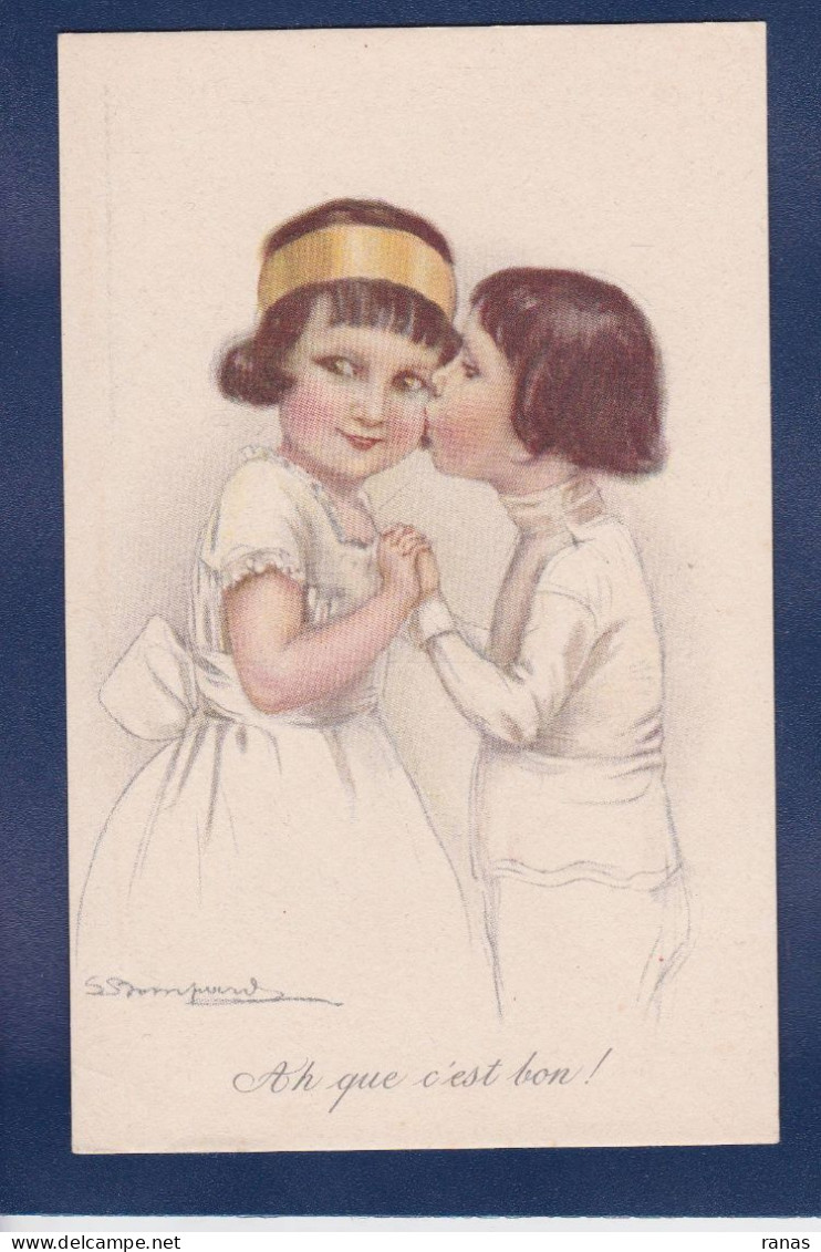 CPA Bompard Illustrateur Italien Enfants Art Déco Non Circulé 920-5 - Bompard, S.