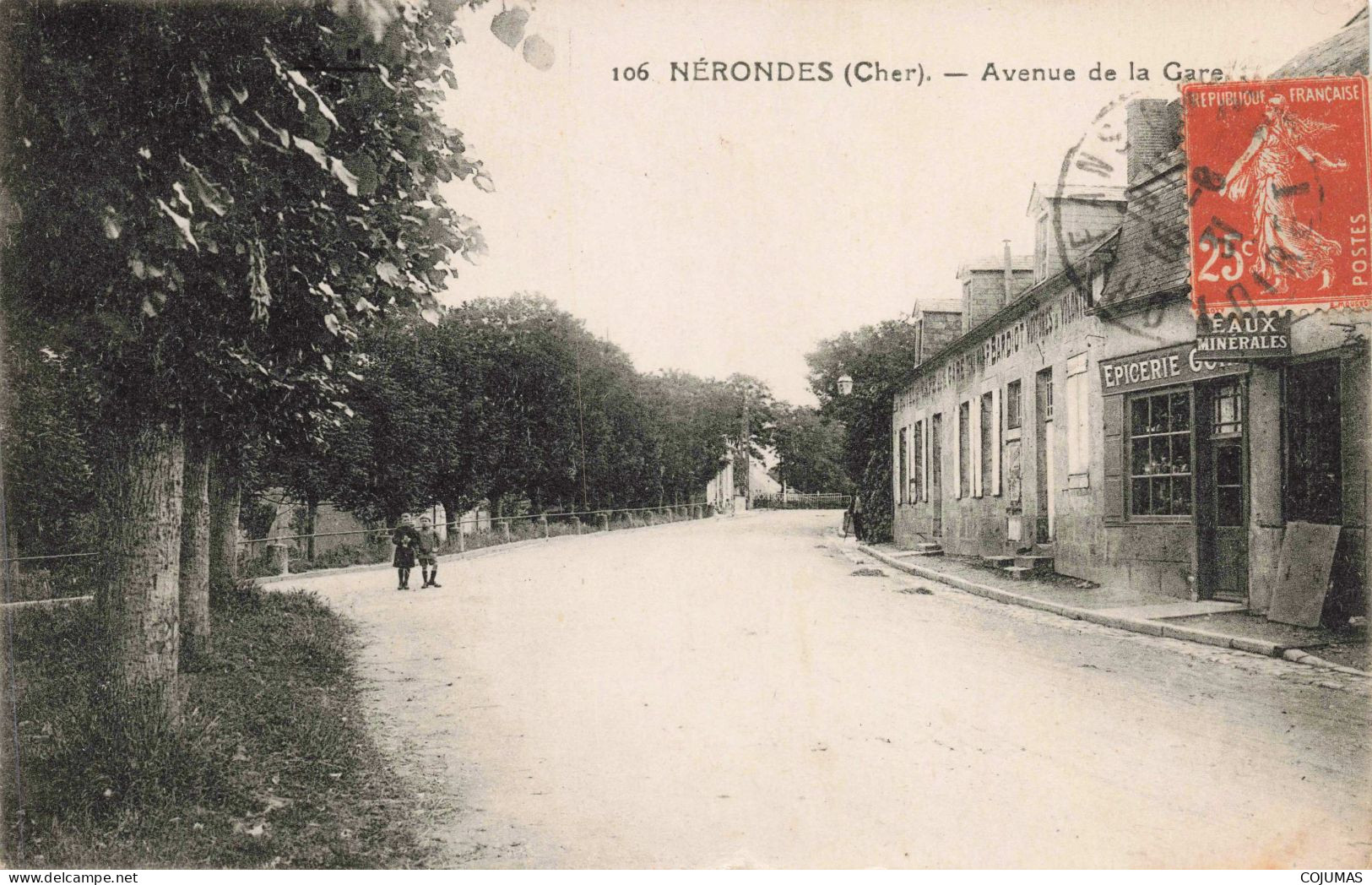 18 - NERONDES - S16663 - Avenue De La Gare - Epicerie Bardiot - L23 - Nérondes