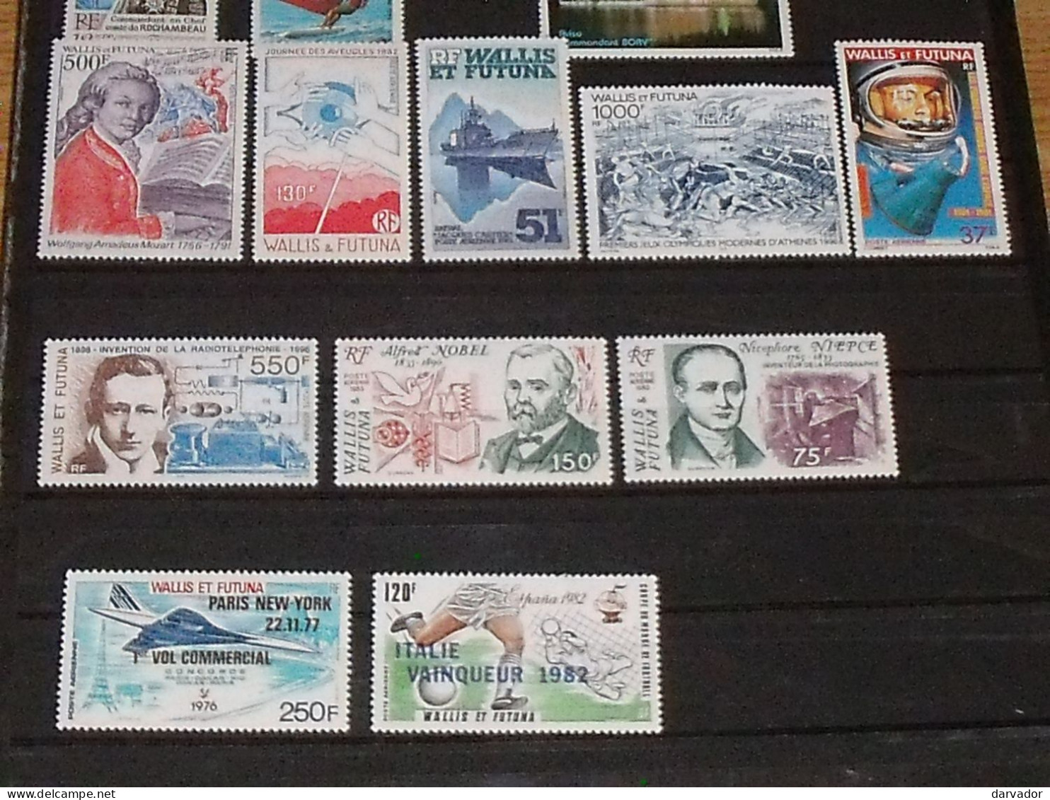 CAISSE BLEU  / WALLIS ET FUTUNA  / N°: Divers Timbres De Postes Aériènnes Tous Neuf **  MNH  TTB - Collections, Lots & Séries