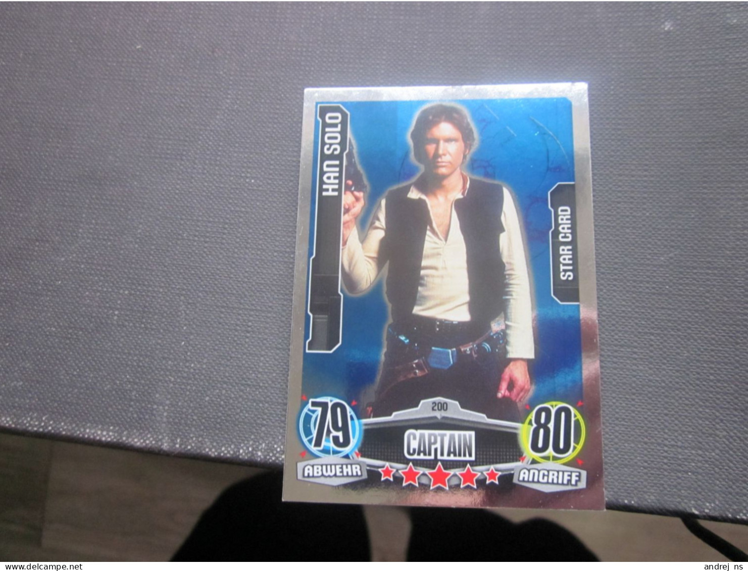 Force Attax Trading Card Game Star Wars Allianz Captain  Han Solo - Star Wars