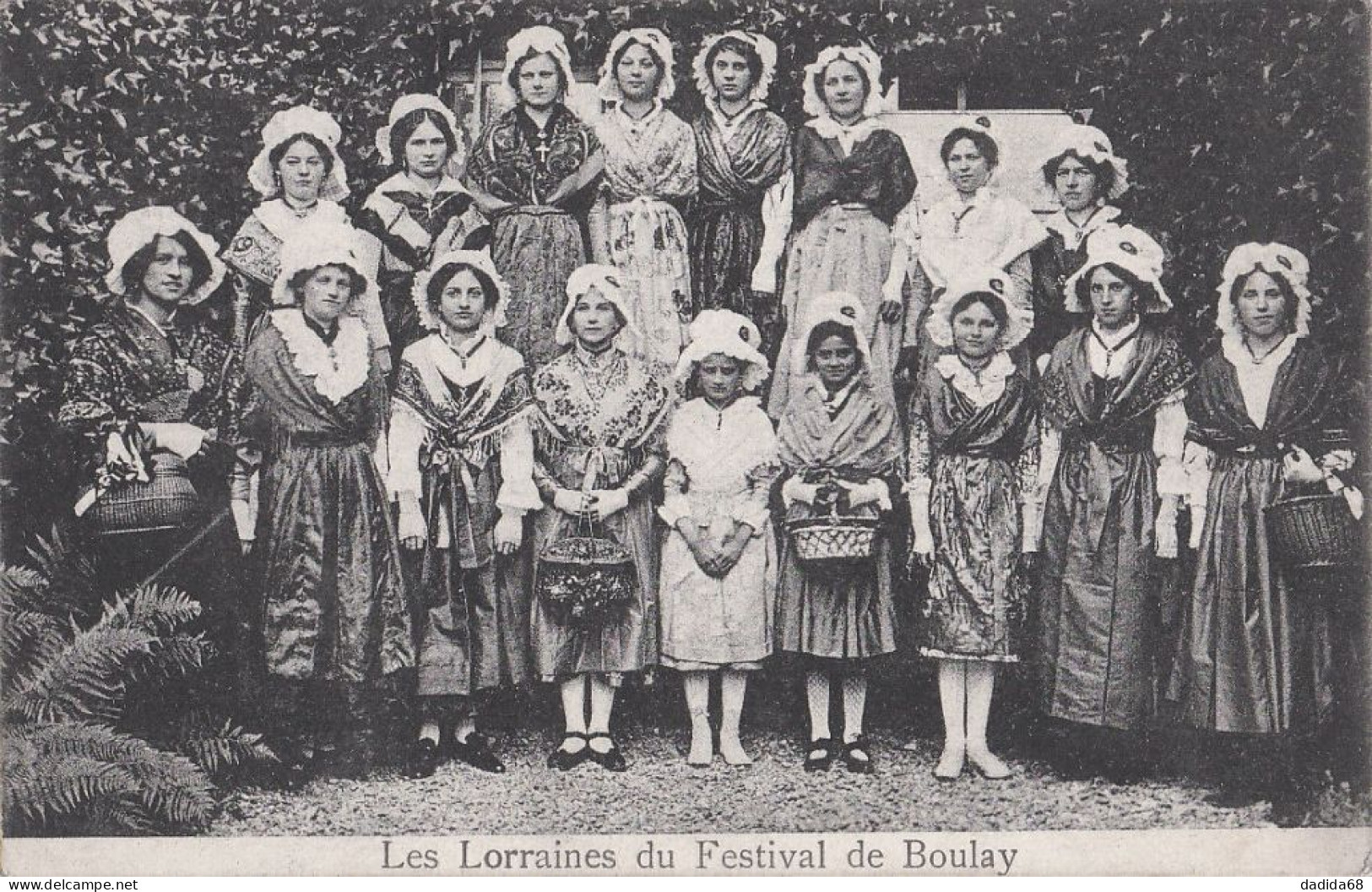 CPA - BOULAY-MOSELLE (MOSELLE) - LES LORRAINES AU FESTIVAL DE BOULAY - Boulay Moselle