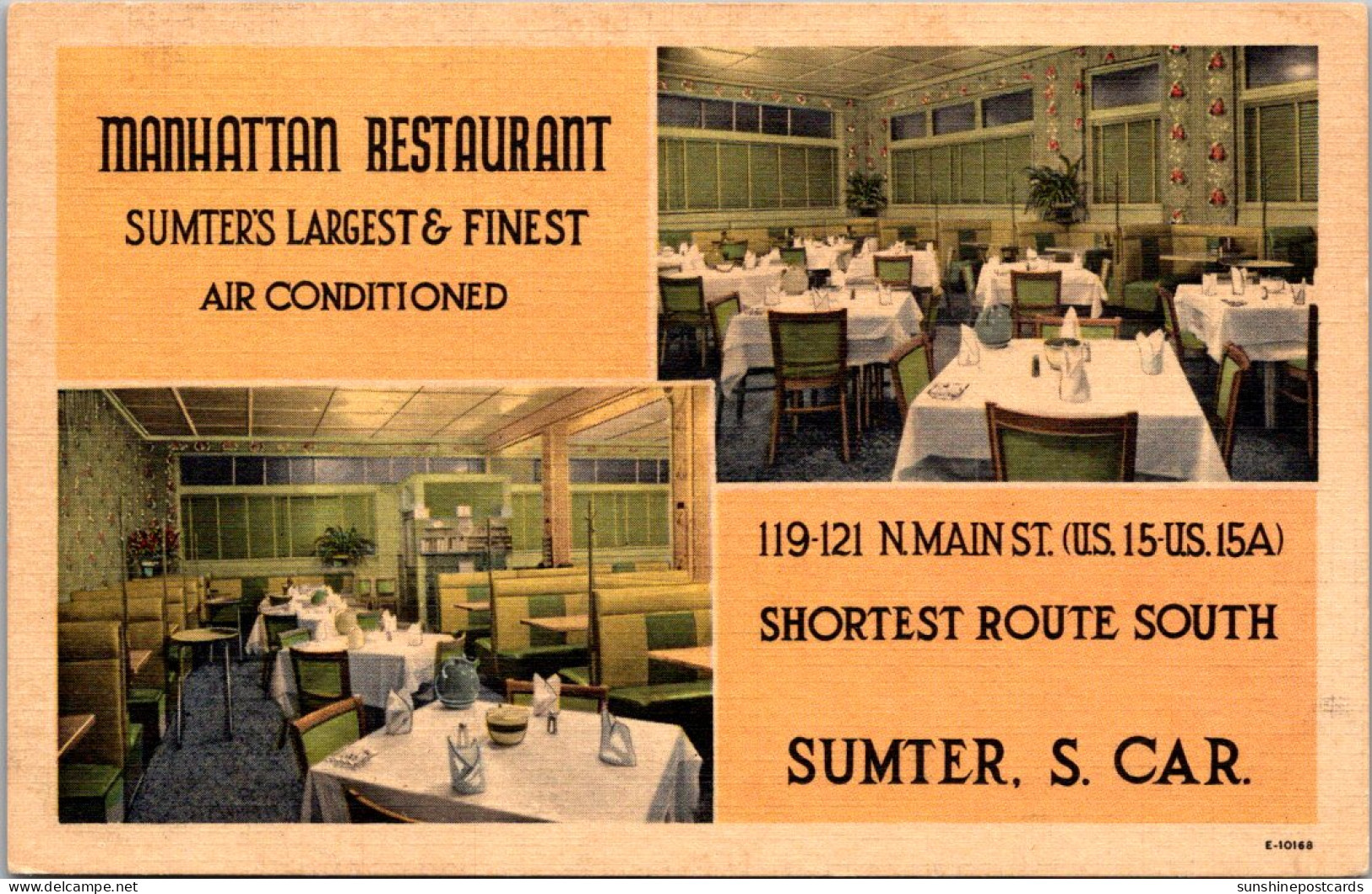 South Carolina Sumter The Manhattan Restaurant  - Sumter