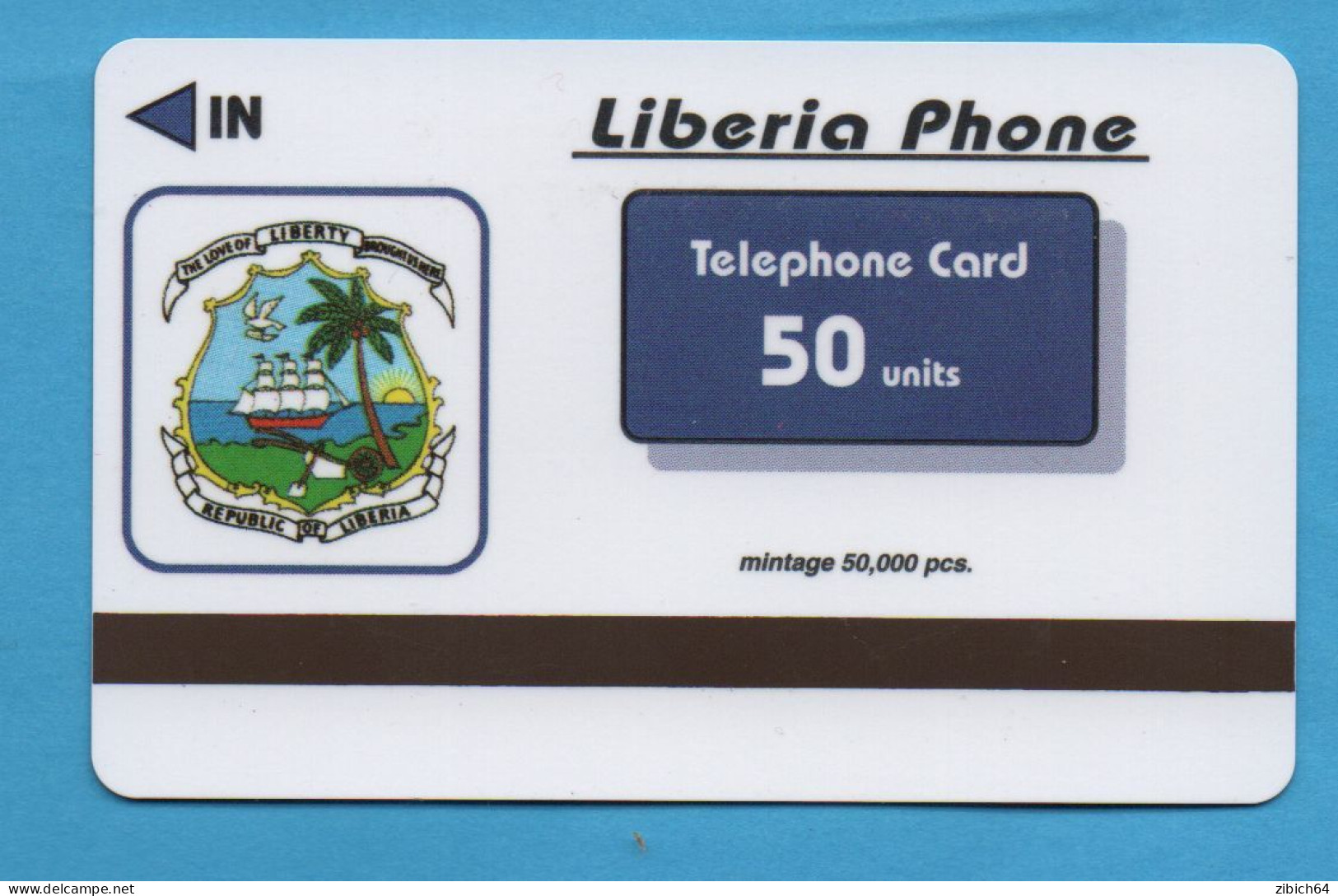 LIBERIA  Magnetic Phonecard - Liberia