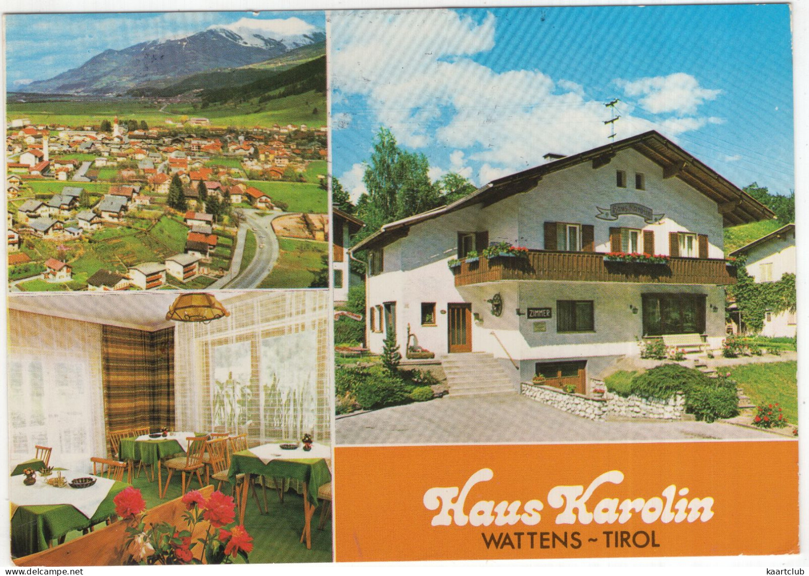 Wattens - Haus 'Karolin', Bes. Fam. Rathgeber - (Tirol, Österreich) - 1977 - Wattens