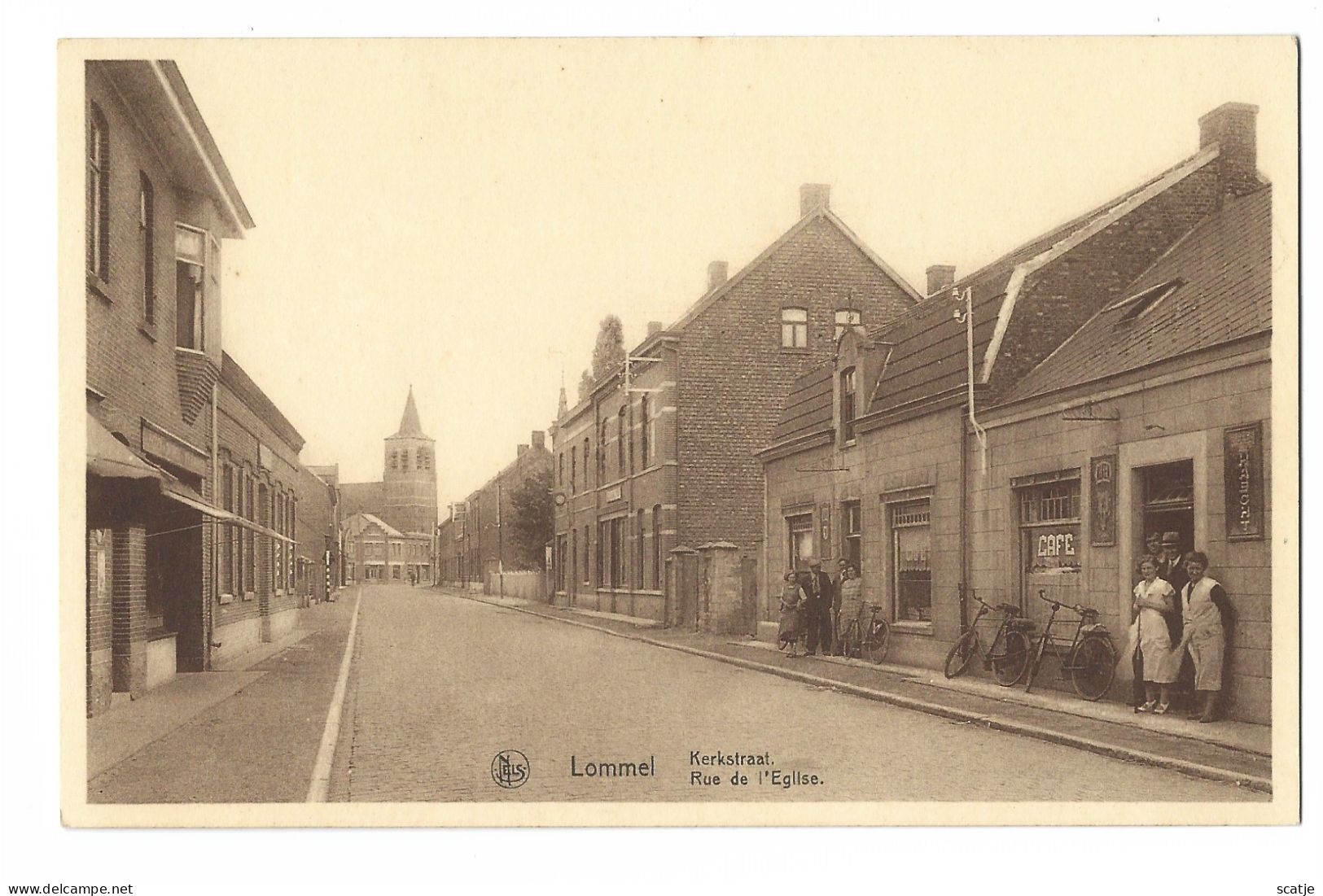 Lommel.   -   Kerkstraat - Lommel