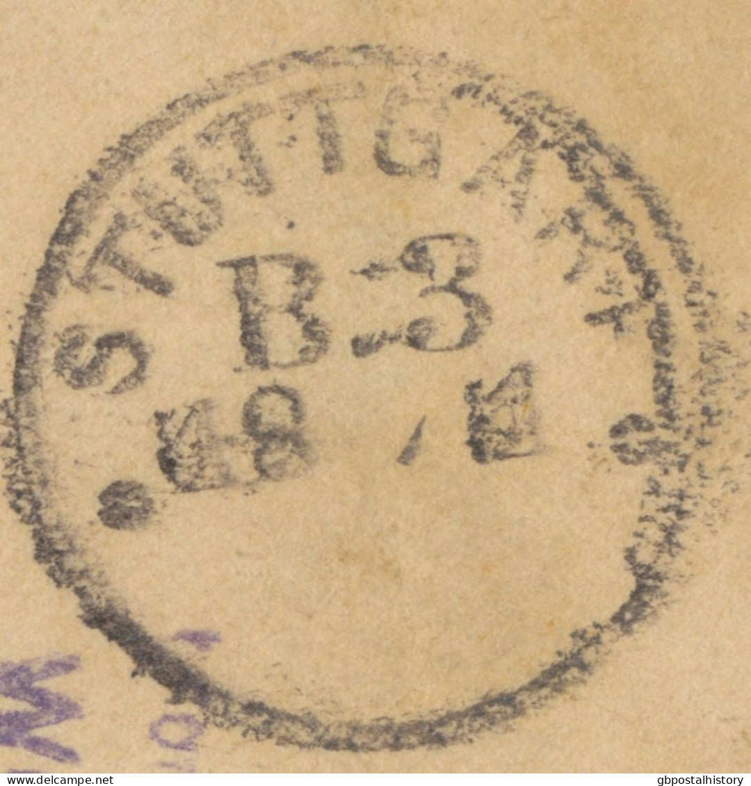 GB 1897, QV ½d brown fine wrapper (small faults) together with 1d lilac (2x) with usual heavy barred cancel "E.C / N"