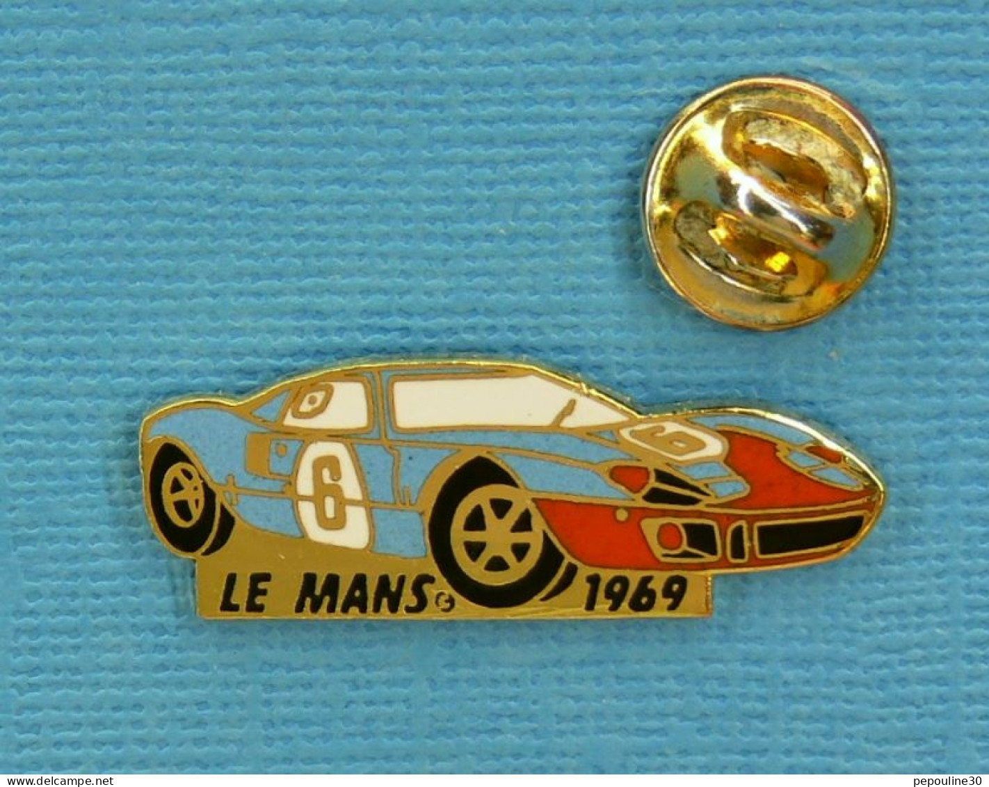 1 PIN'S //  ** LE MANS 1969 / JACKY ICKX & FORD GT 40  ** - Ford