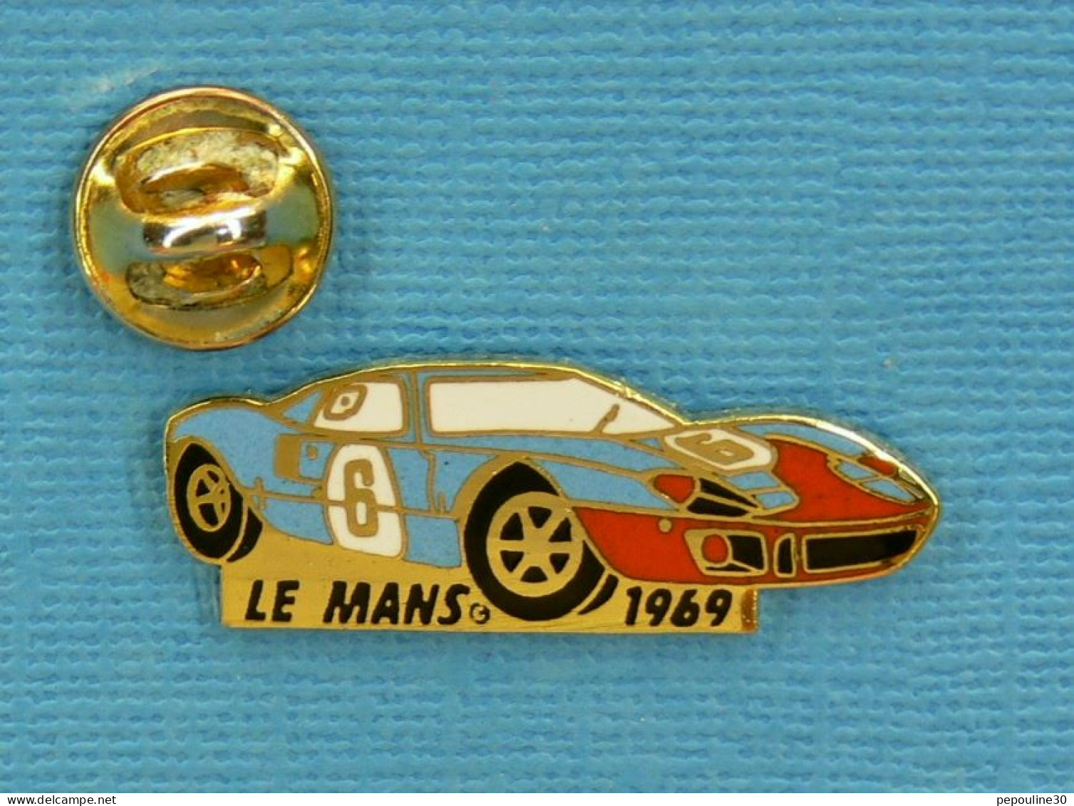 1 PIN'S //  ** LE MANS 1969 / JACKY ICKX & FORD GT 40  **