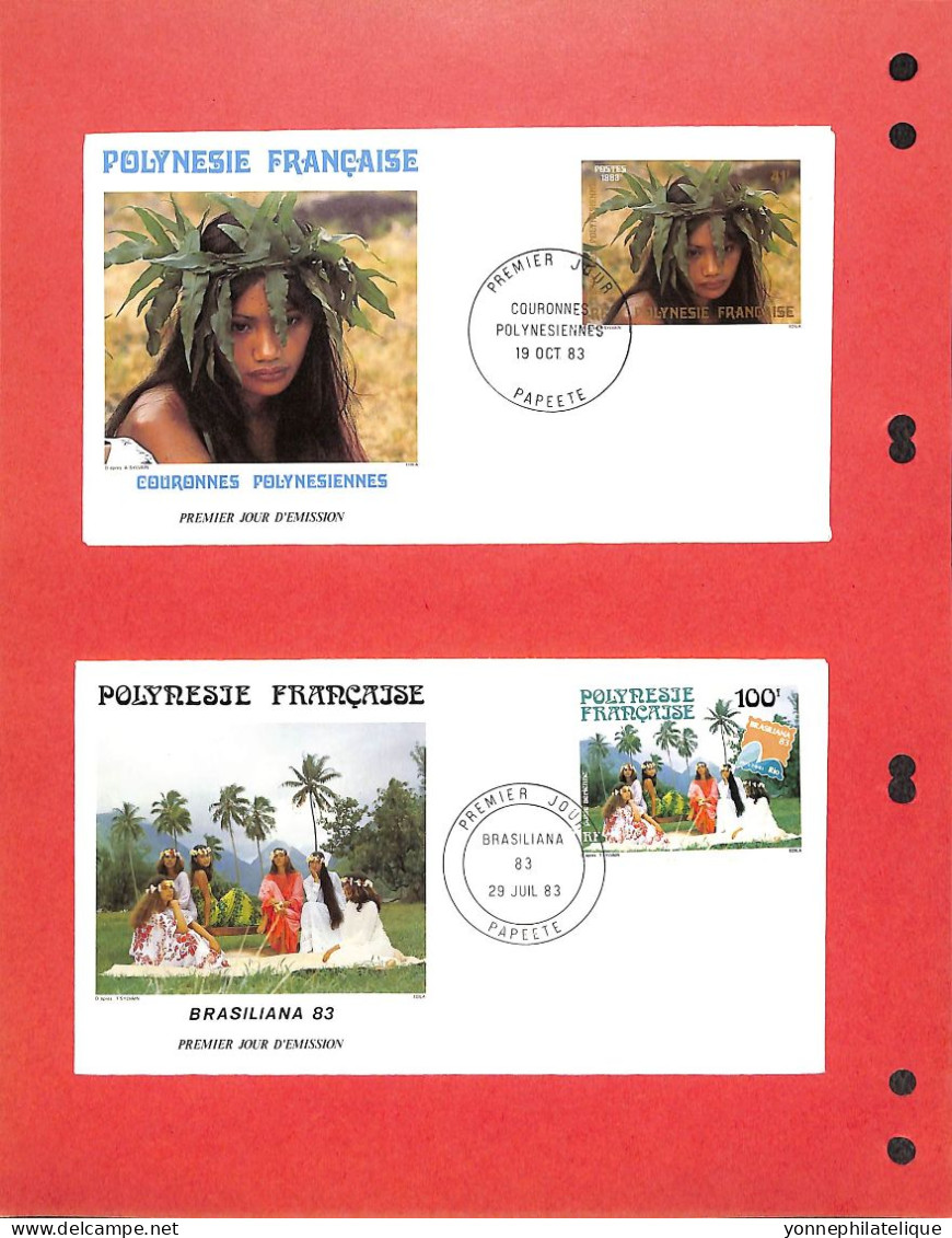 POLYNESIE FRANCAISE - SUPERBE Collection Neufs et oblitérés sur charnieres   - états :voir tous les scans-