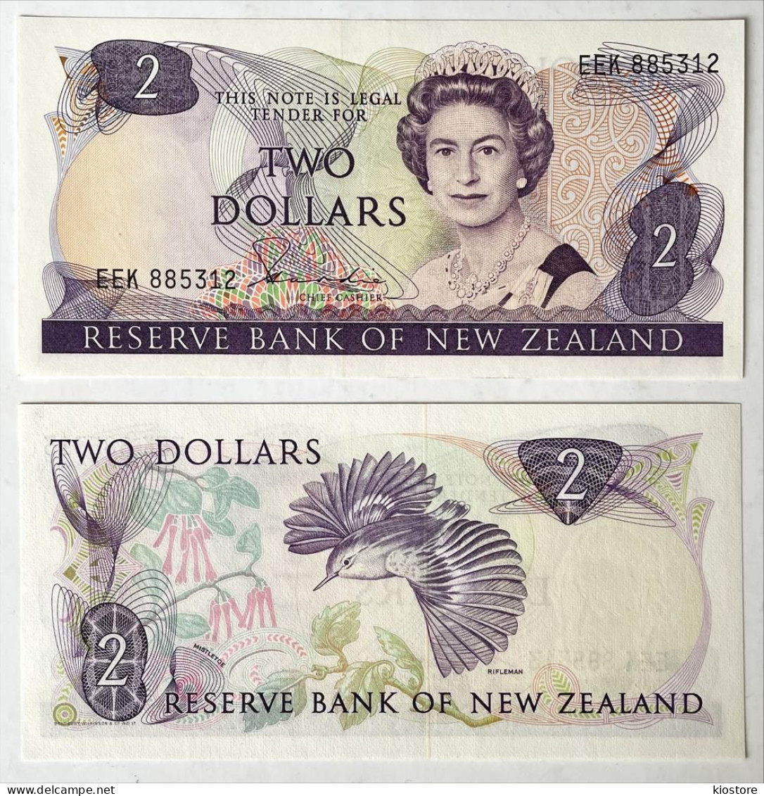 New Zealand 2 Dollars 1981 P170a UNC - New Zealand