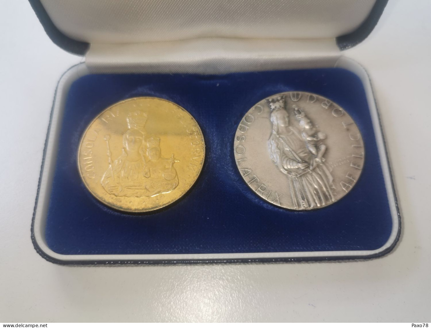 Luxembourg Médaille, Consolatrix Afflictorum", Nina Et Julien Lefevre, 1966, Engels, 1978. Argent - Sonstige & Ohne Zuordnung