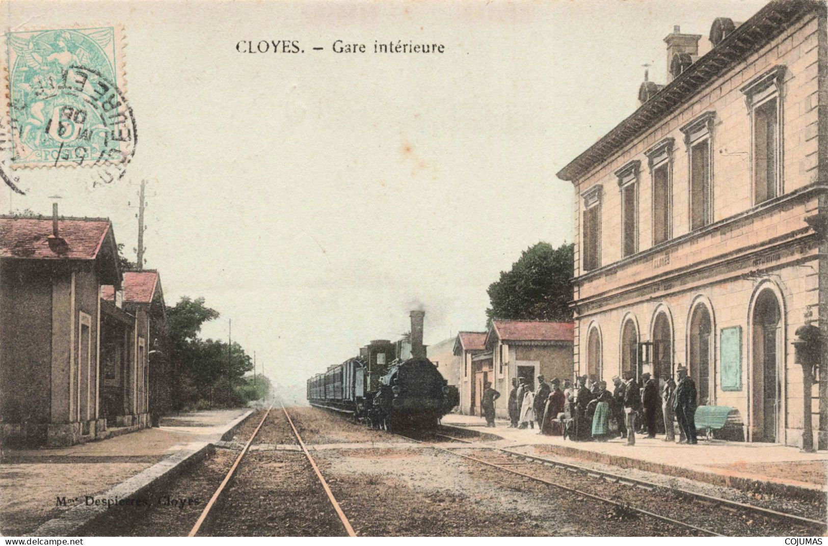 28 - CLOYES - S16756 - Gare Intérieure - Train - L23 - Cloyes-sur-le-Loir