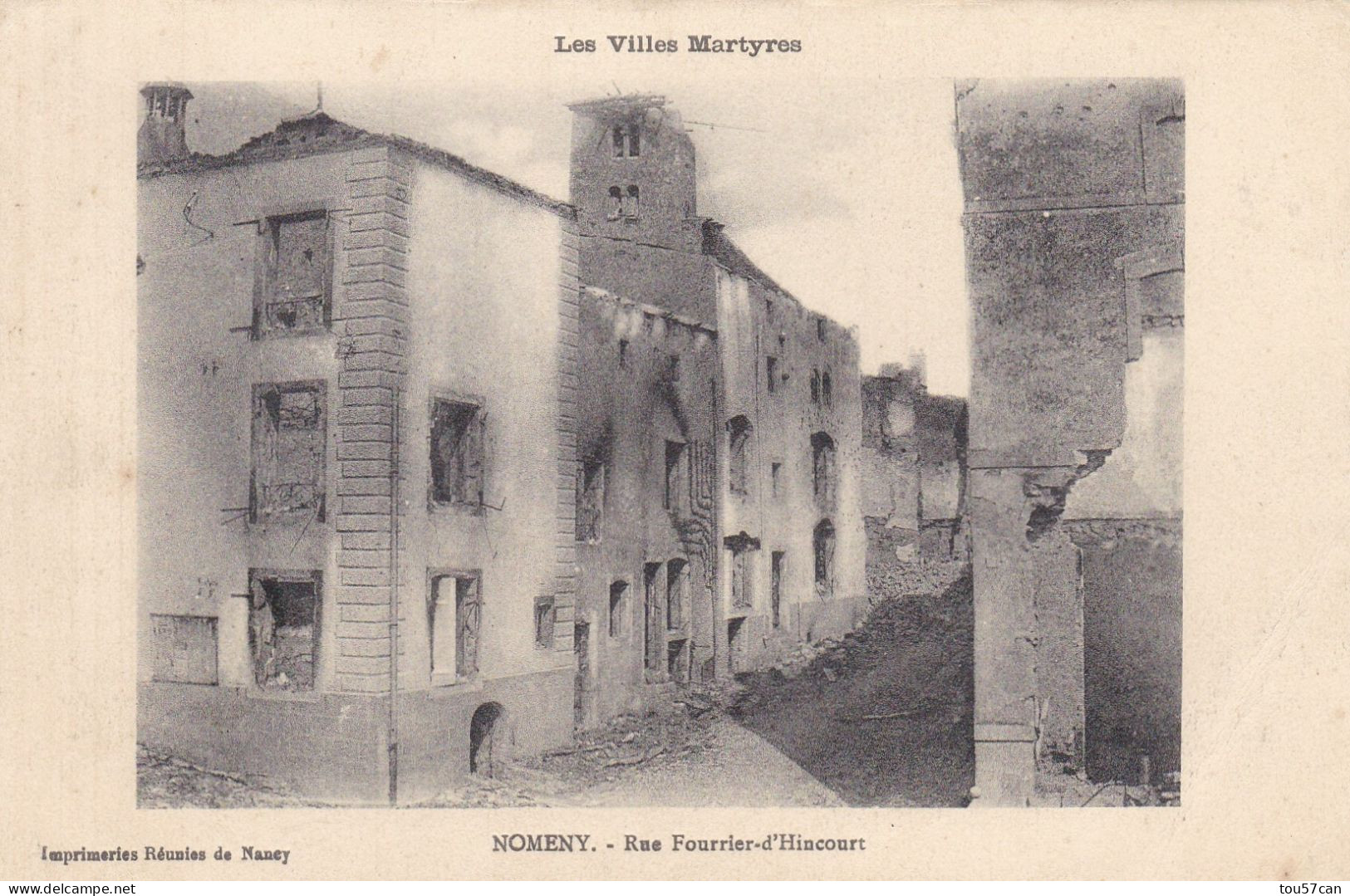 NOMENY - MEURTHE ET MOSELLE -  (54) - CPA DE 1915... - Nomeny